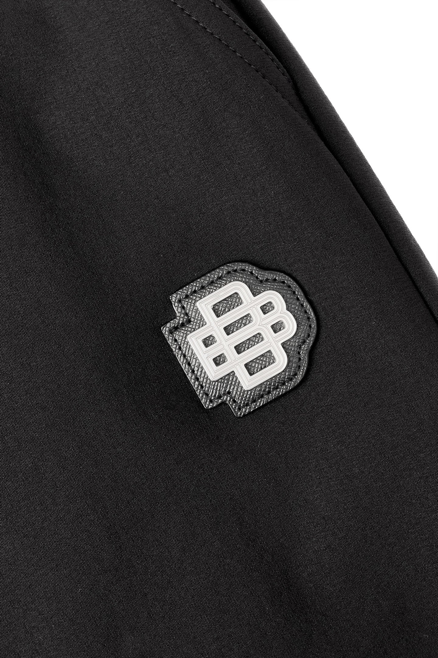 BELTED CARGO PANTS BLACK 7