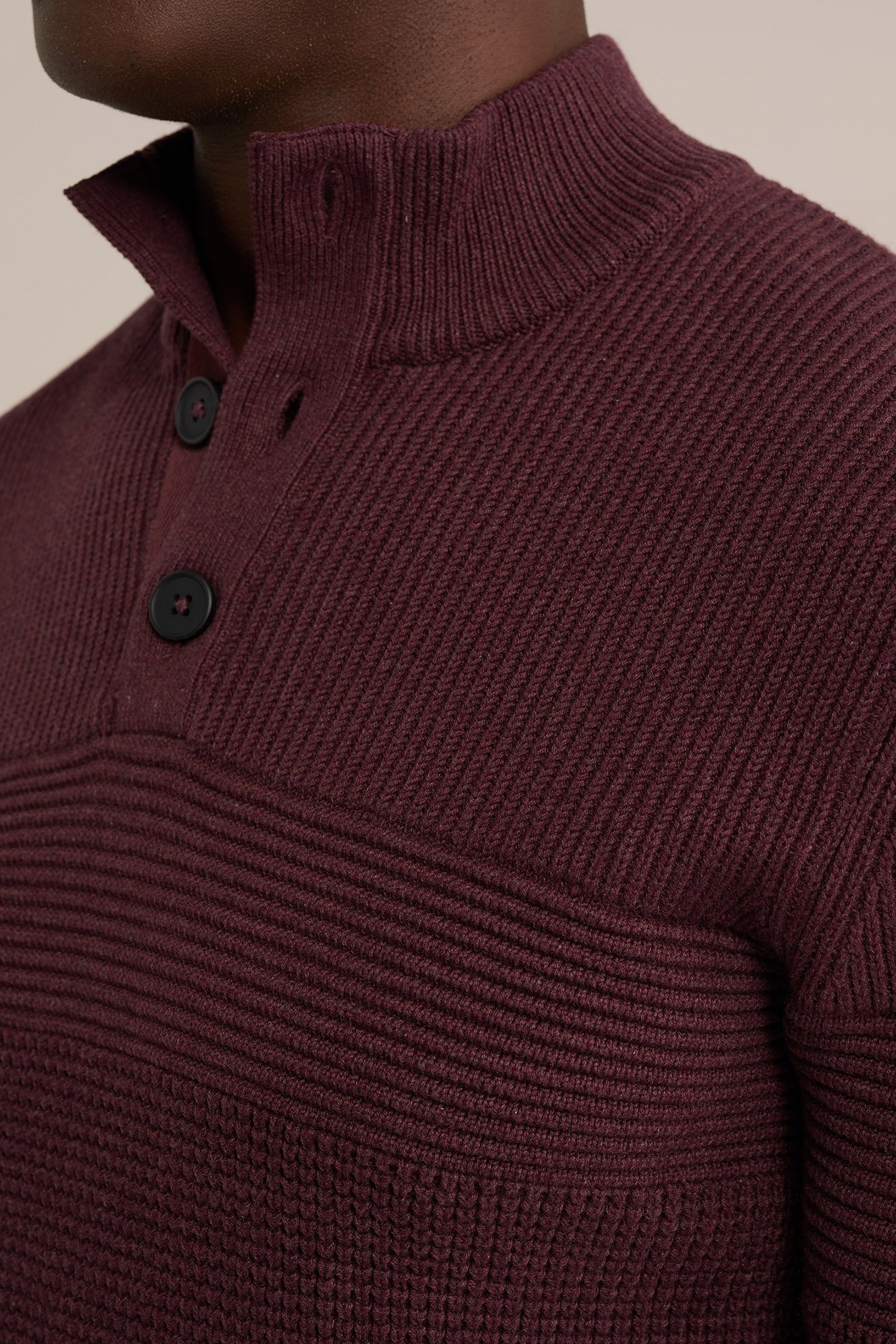 PULLOVER BURGUNDY RED 5