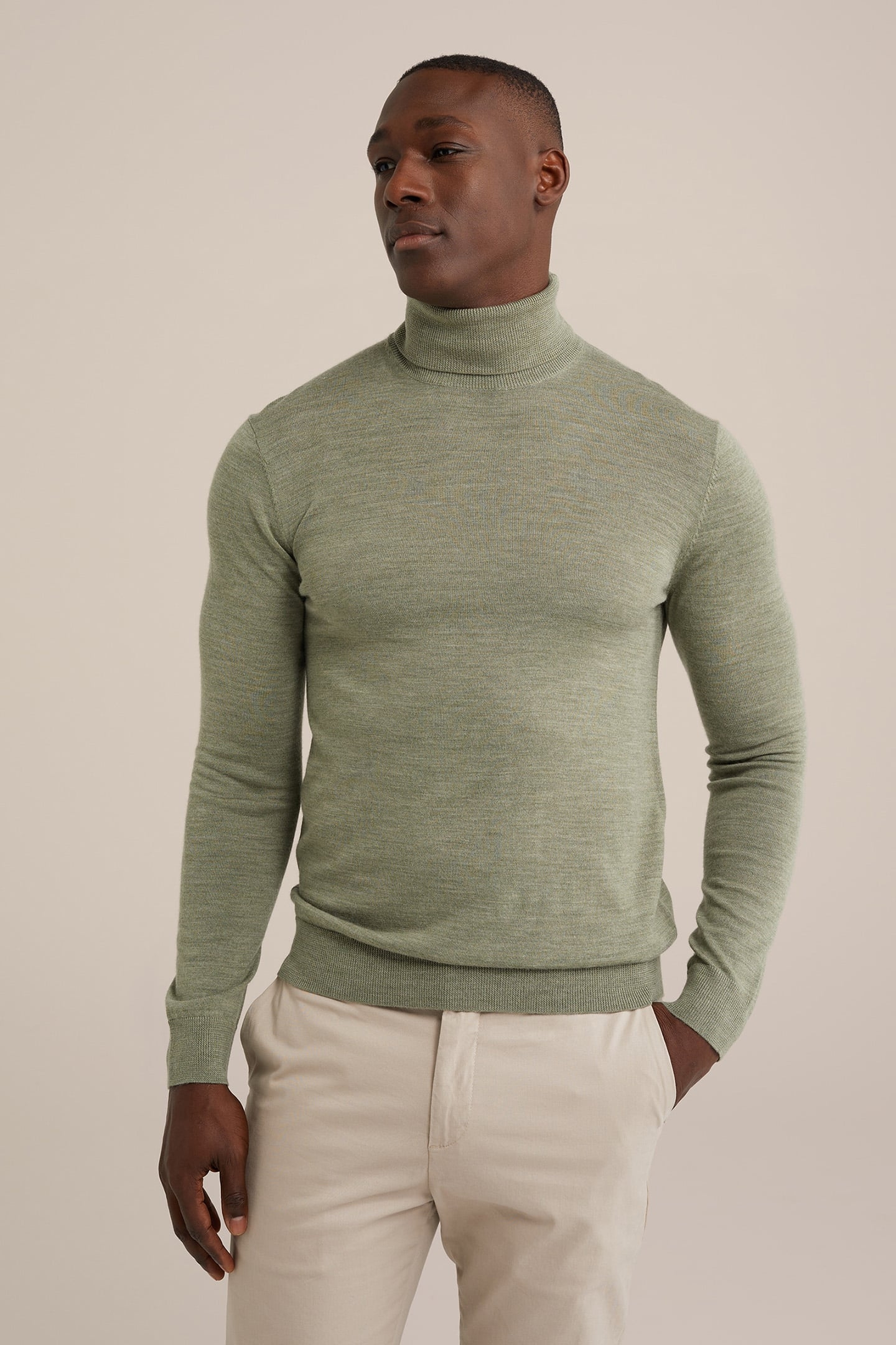 PULLOVER OLIVE GREEN 1