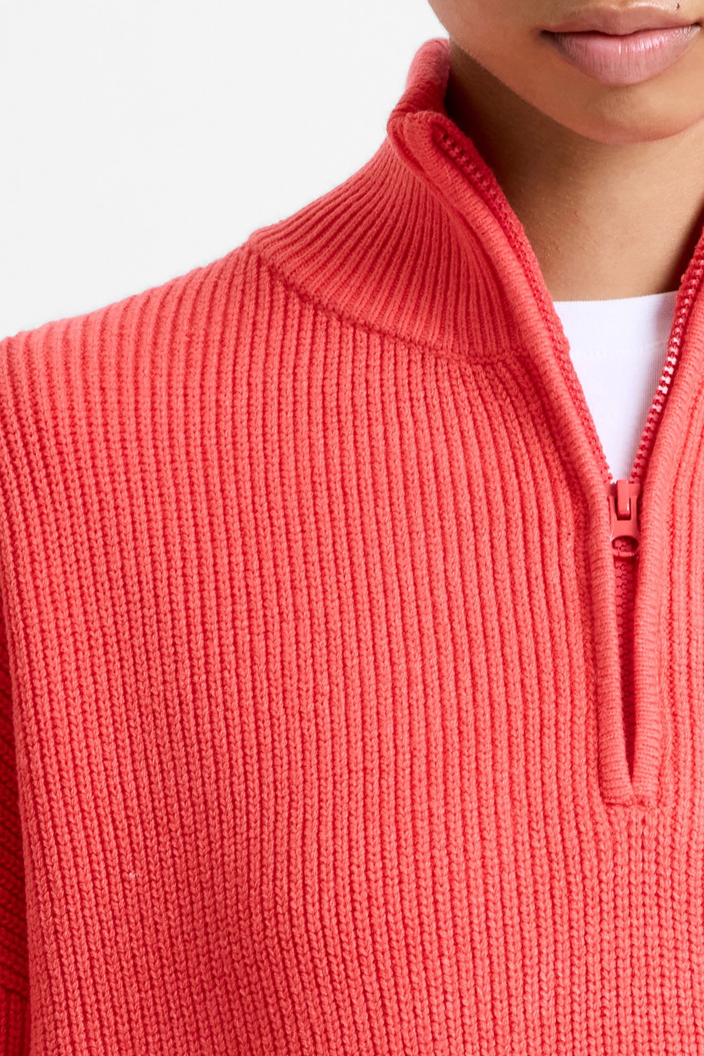 BABYSOFT HALF ZIP JUMPER CAYENNE RED 4