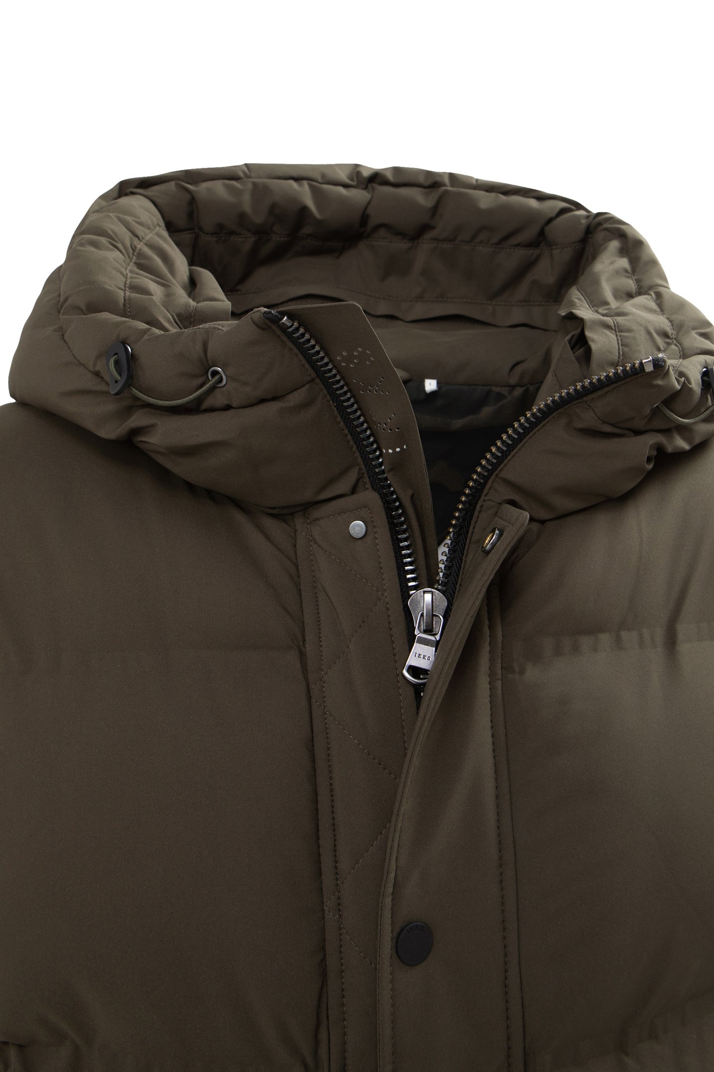DARK KHAKI QUILTED PADDED JACKET DARK KAKI 8