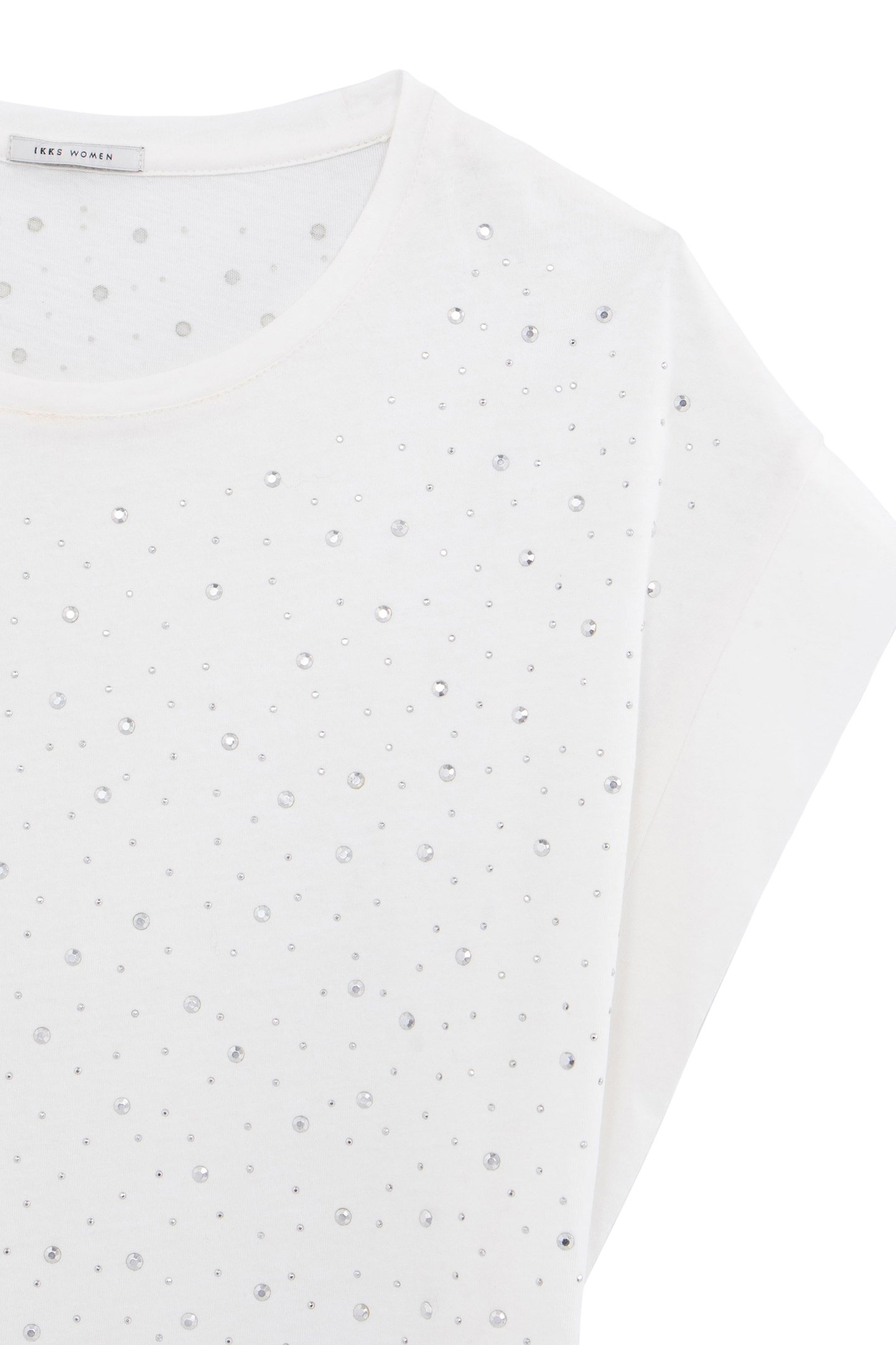 WHITE FACETED STUD TEE-SHIRT OFF-WHITE 7