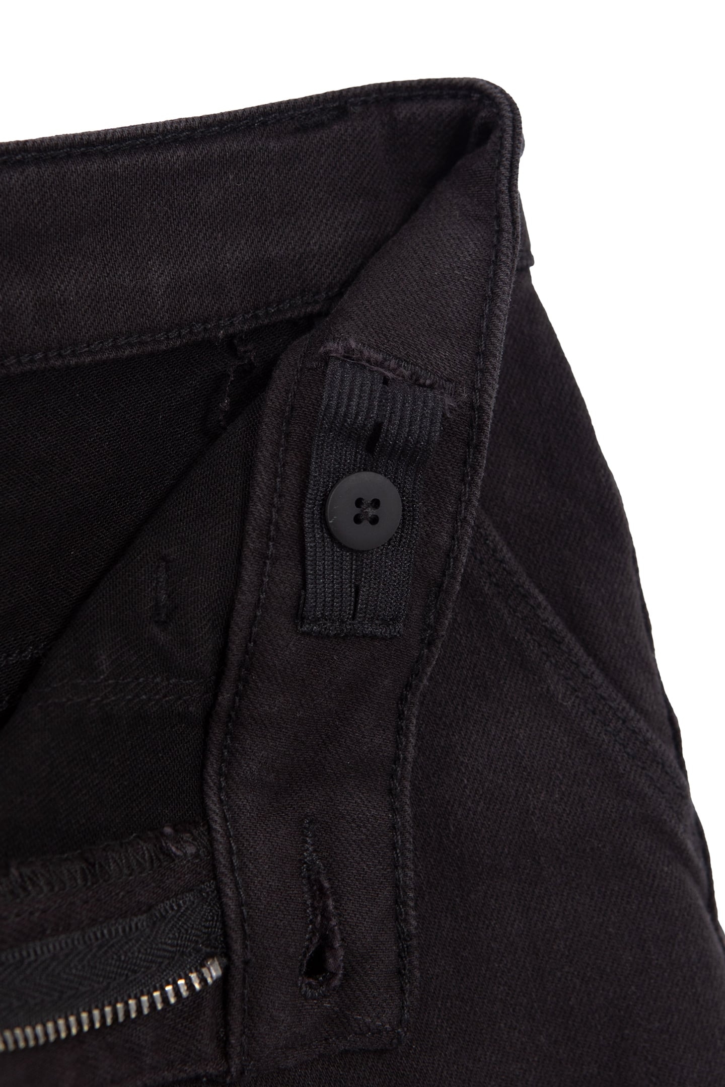 GIRLS’ BLACK DENIM CARGO TROUSERS 6