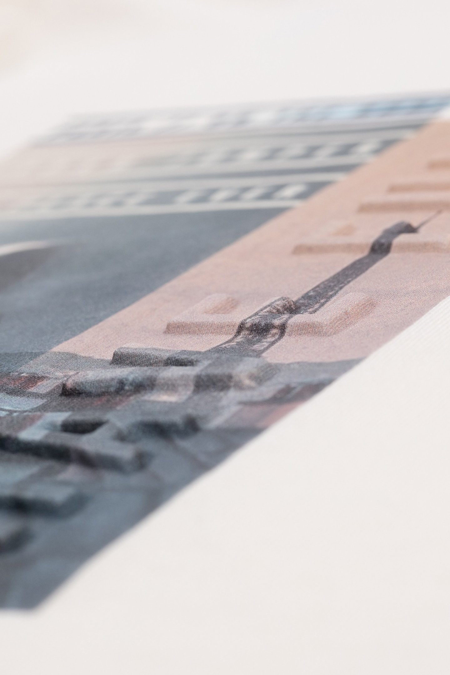 BOYS' T-SHIRT ECRU ORGANIC COTTON PARIS ROOFS EMBOSSING BOY 6