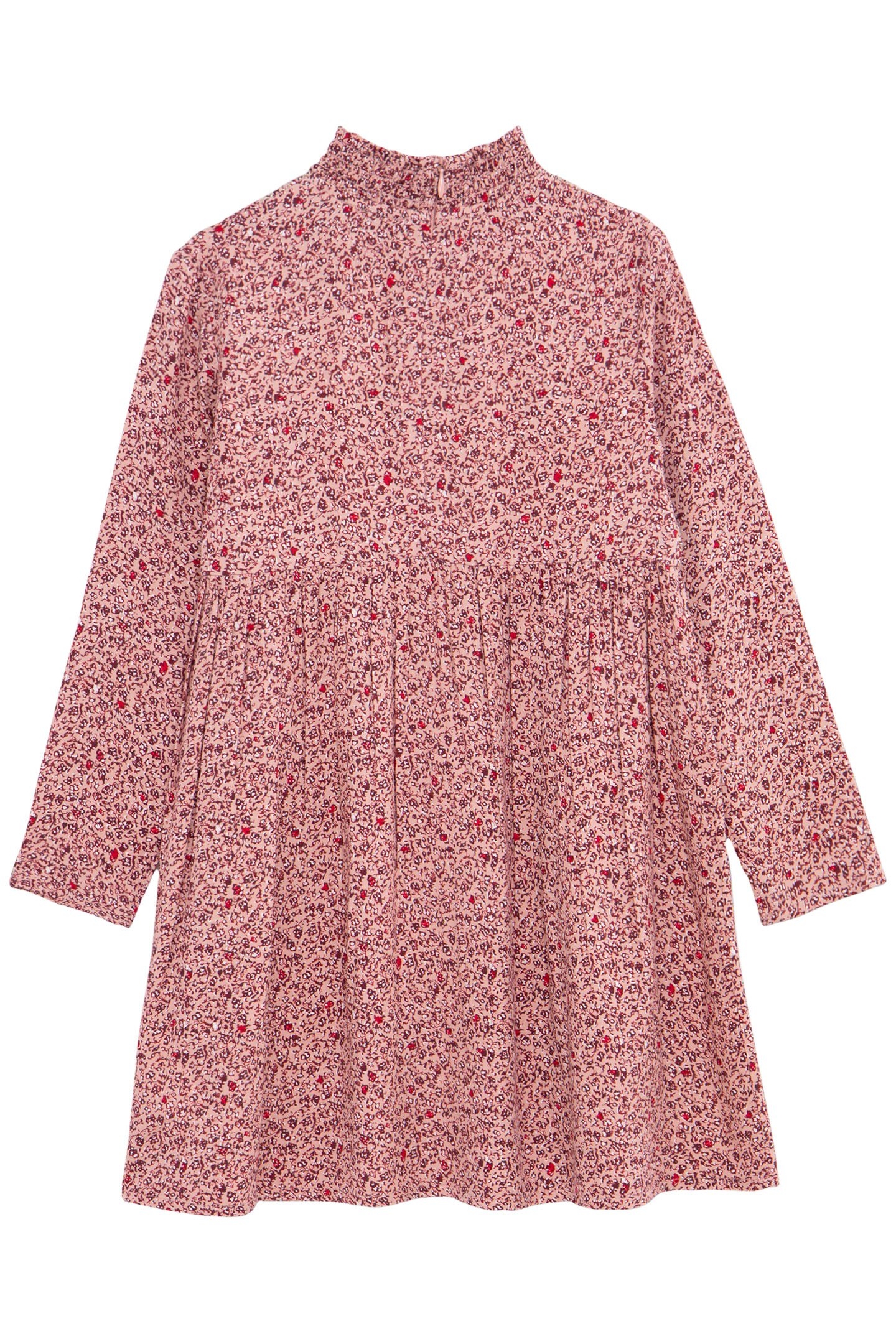 GIRL'S PINK FLORAL PRINT DRESS 2