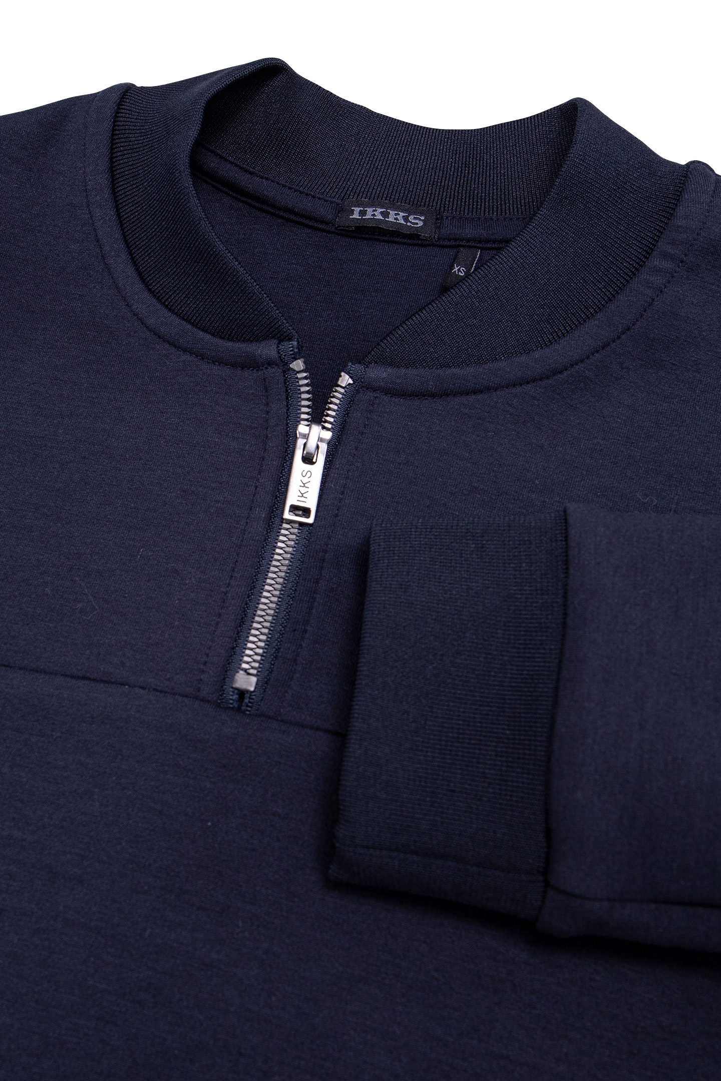 BOY'S NAVY TEDDY-NECK SWEATSHIRT 3