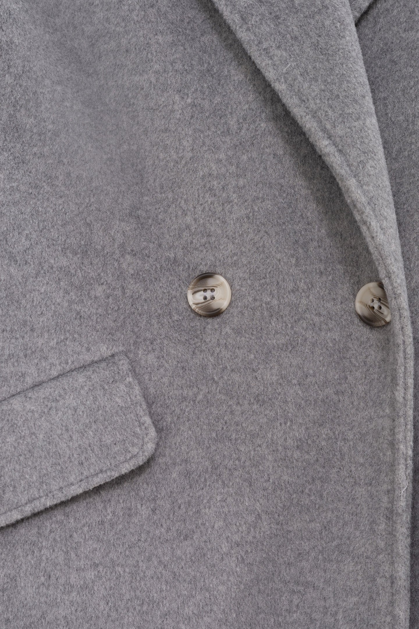 GIRL'S LONG GREY WOOL COAT 5