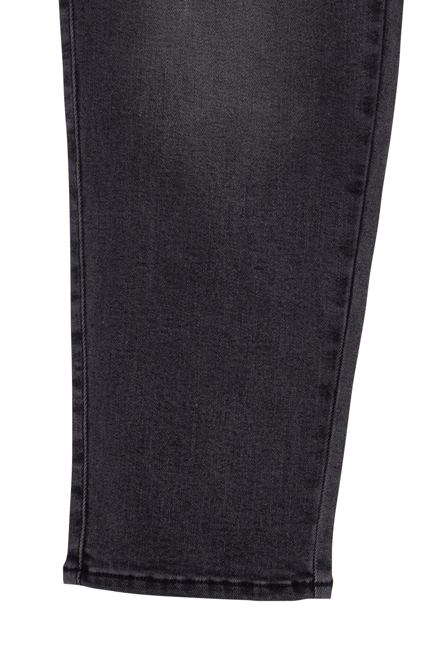 GIRL'S MOM GREY STUDDED JEANS 4