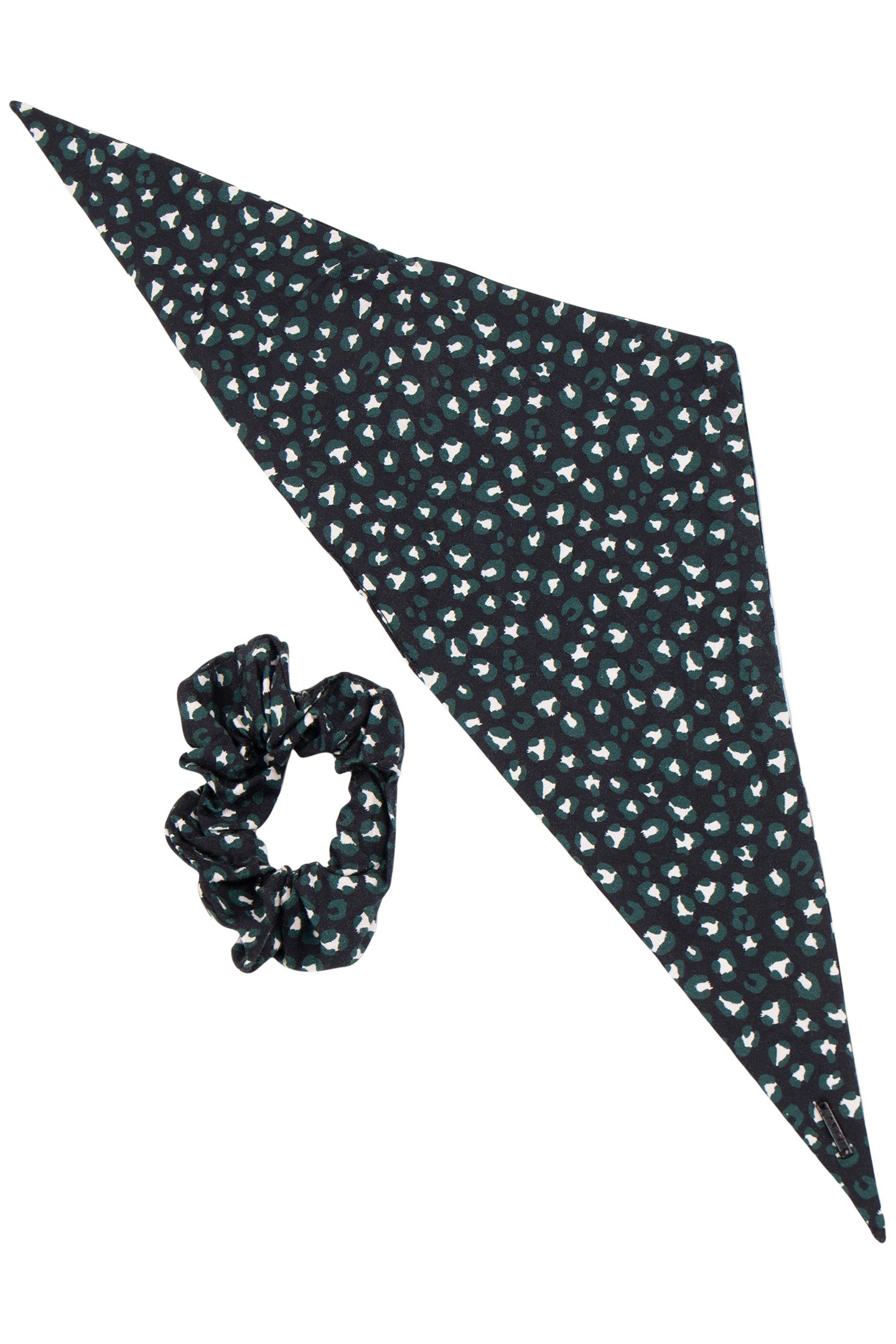 GIRL'S BLACK LEOPARD PRINT CHOUCHOU-FOULCHIE 5