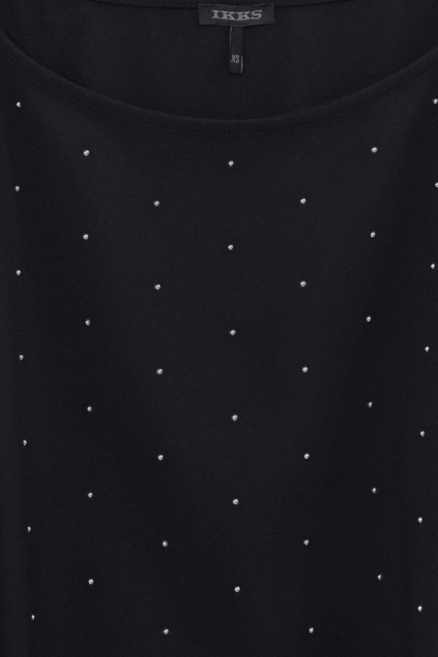 SHORT BLACK DRESS WITH STUD DECORATION 7