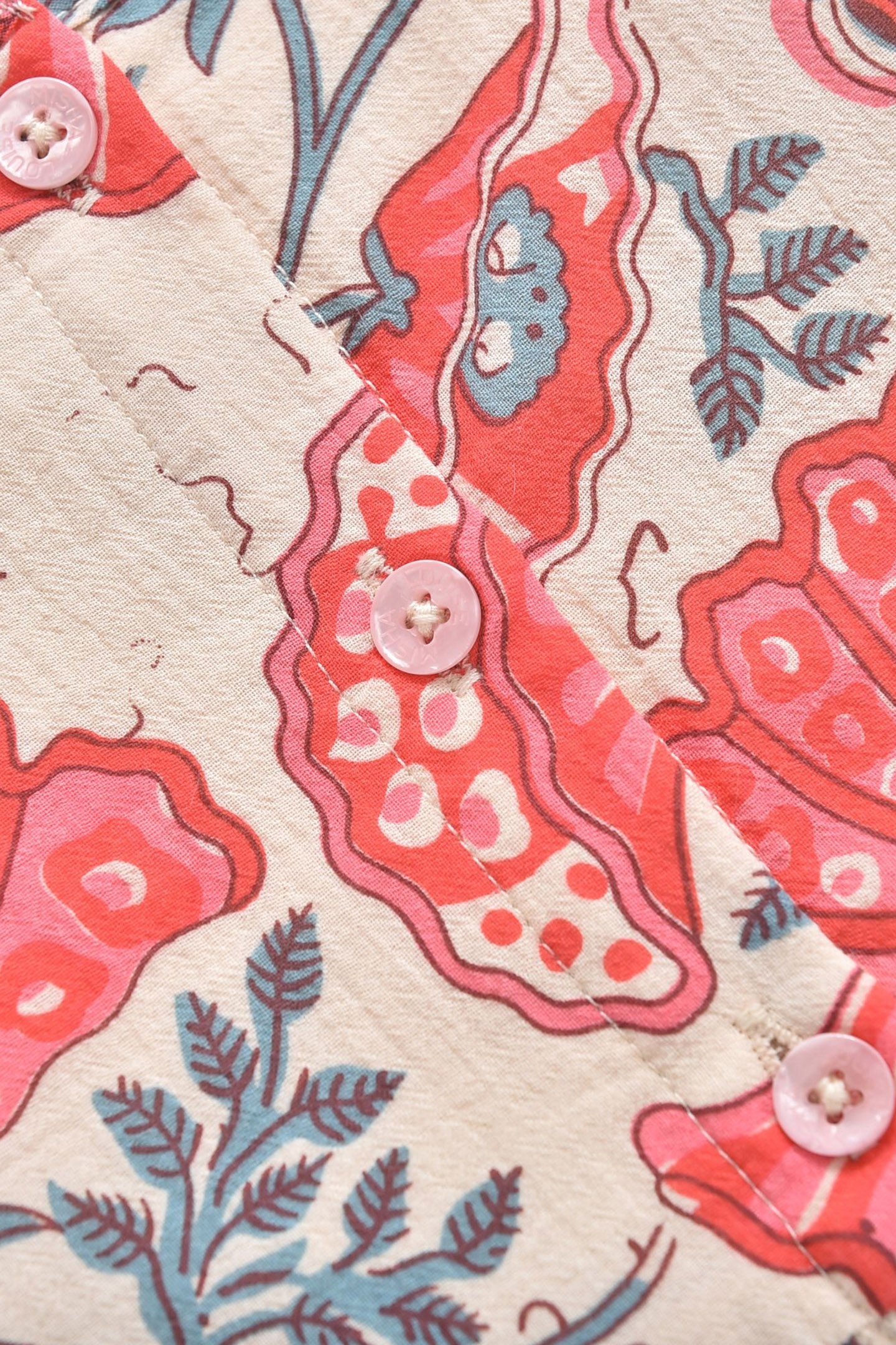 DRESS ROULOTTA CREAM ENDLESSFLOWERS 6