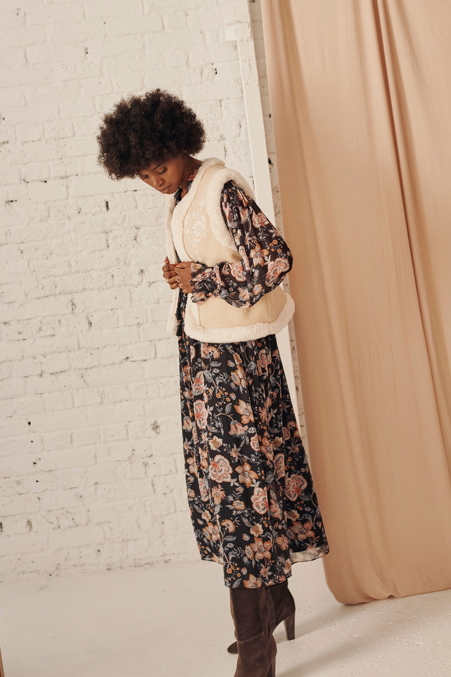 DRESS CHELLA CHARCOAL TPICAL LOON 2