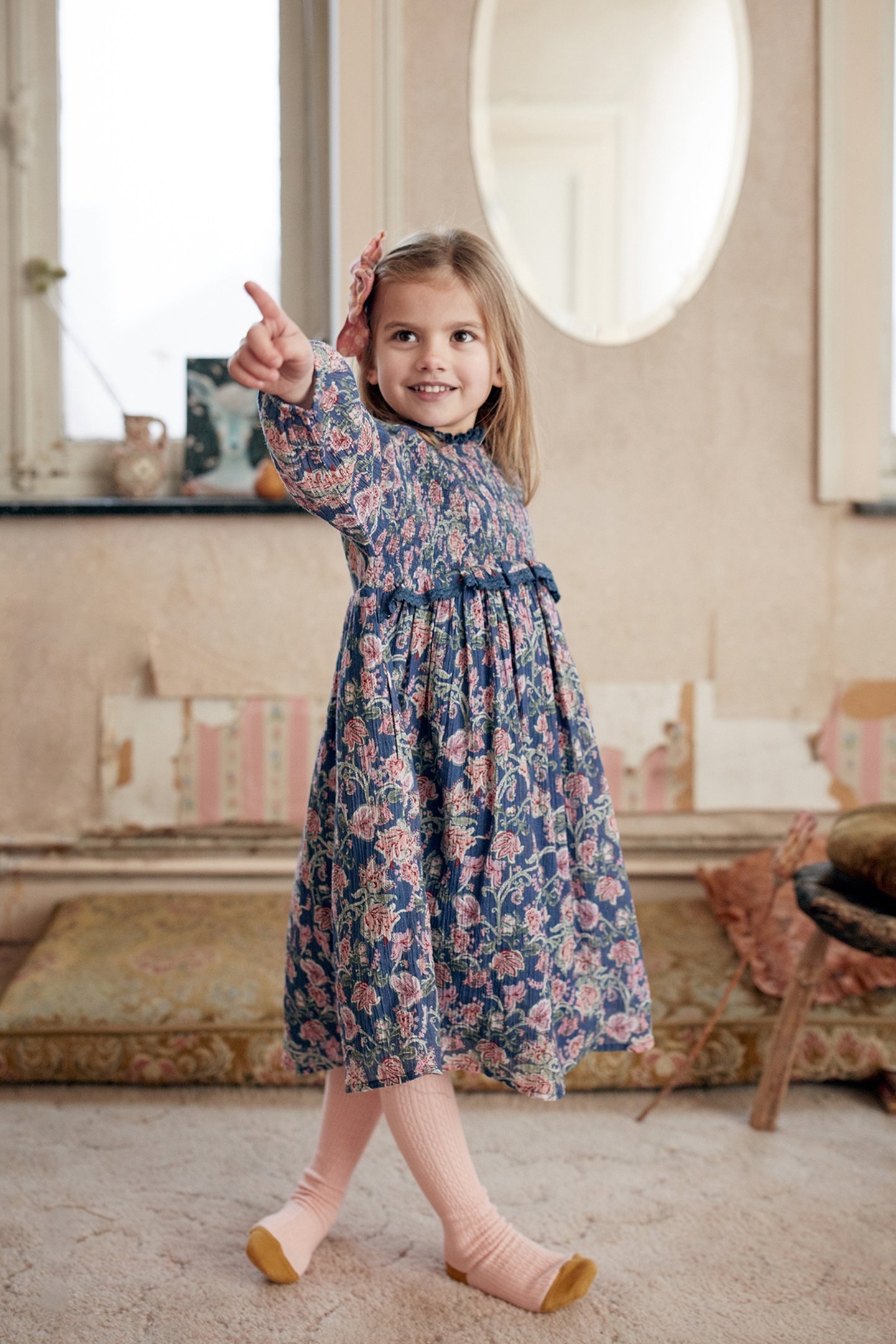 DRESS VEXA BLUE WILD FLOWERS 2
