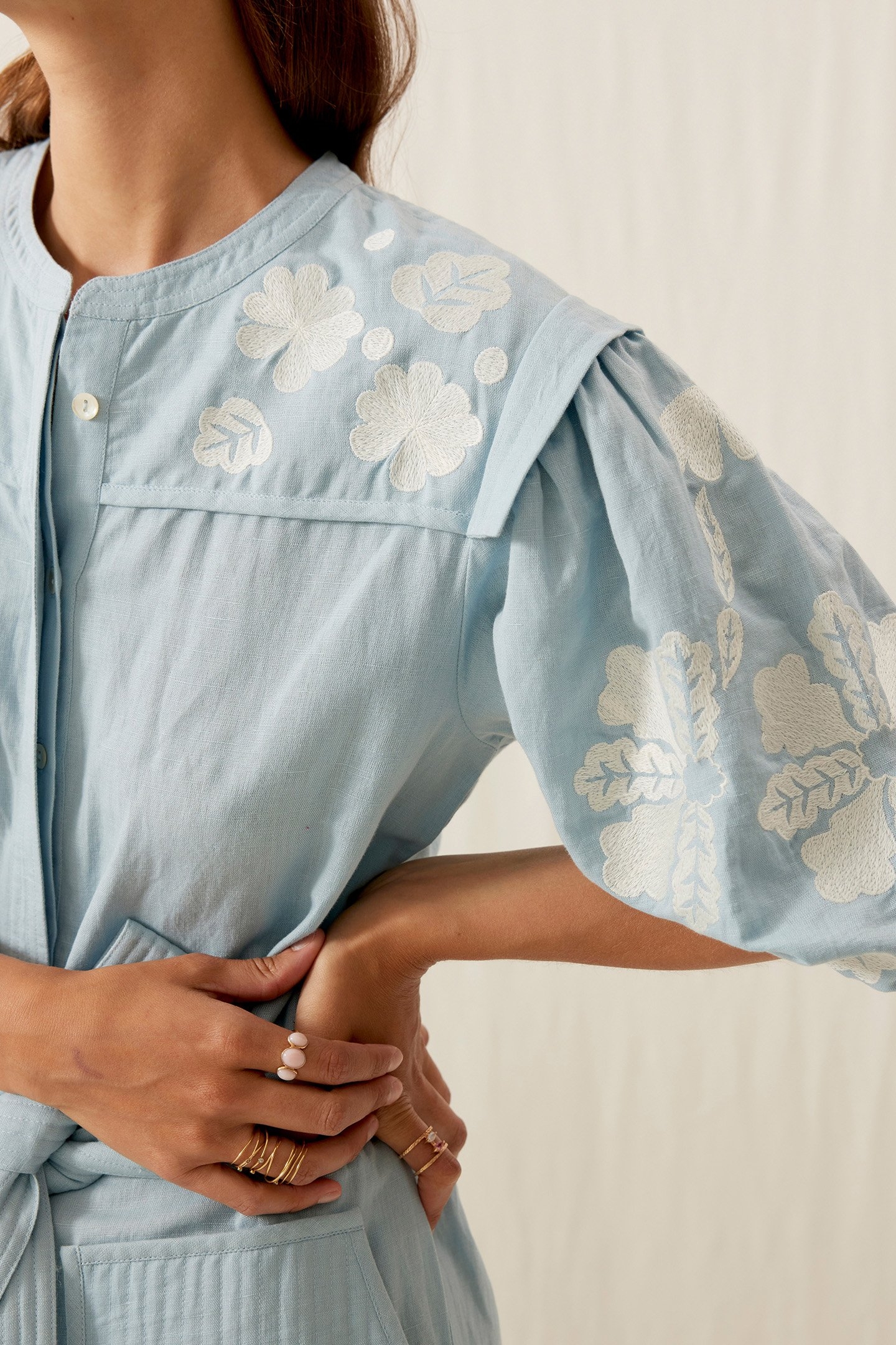 OVERALLS SYLVIANE BLUE 5