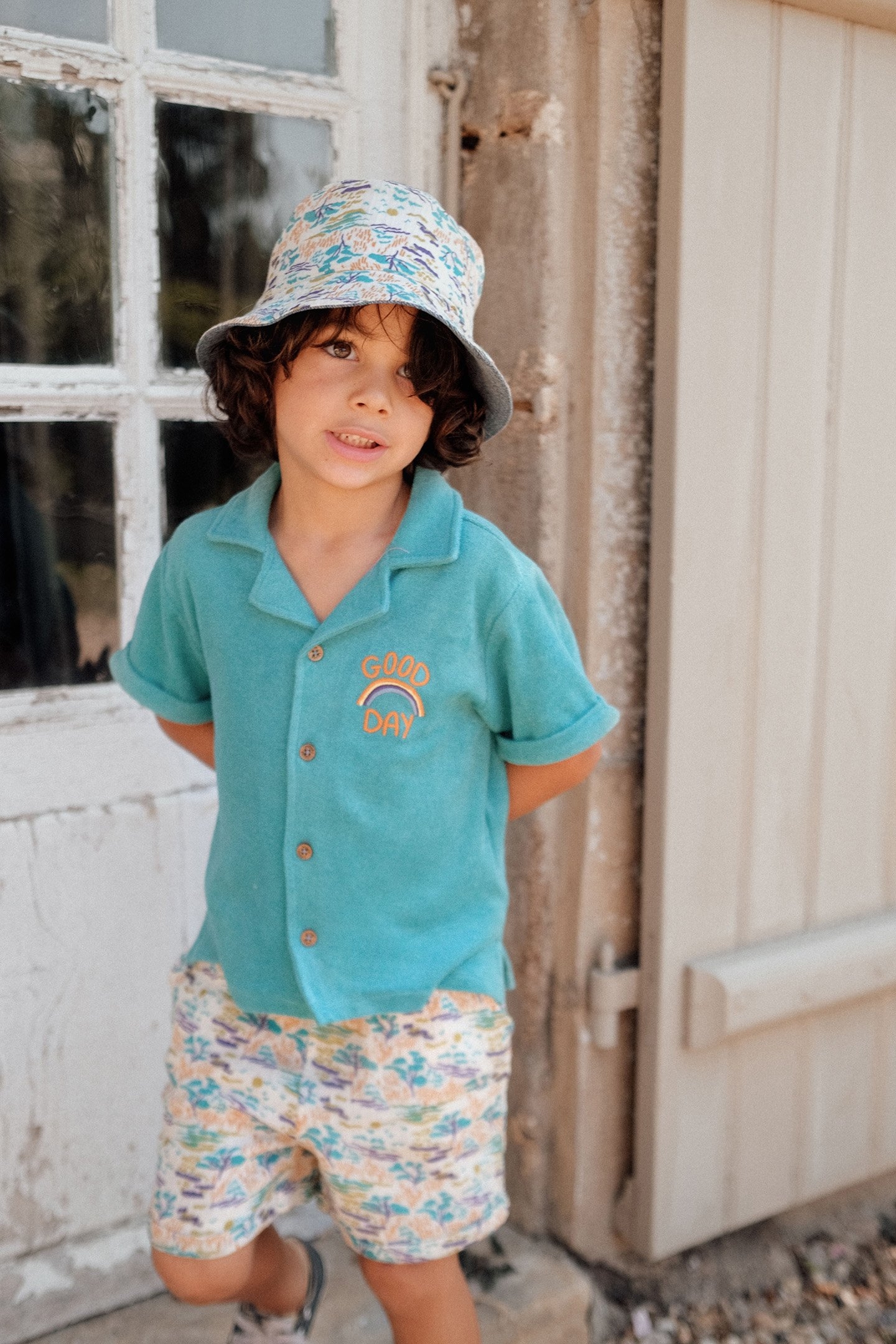 SHORTS ALIKI CREAM PAST FIELDS 1