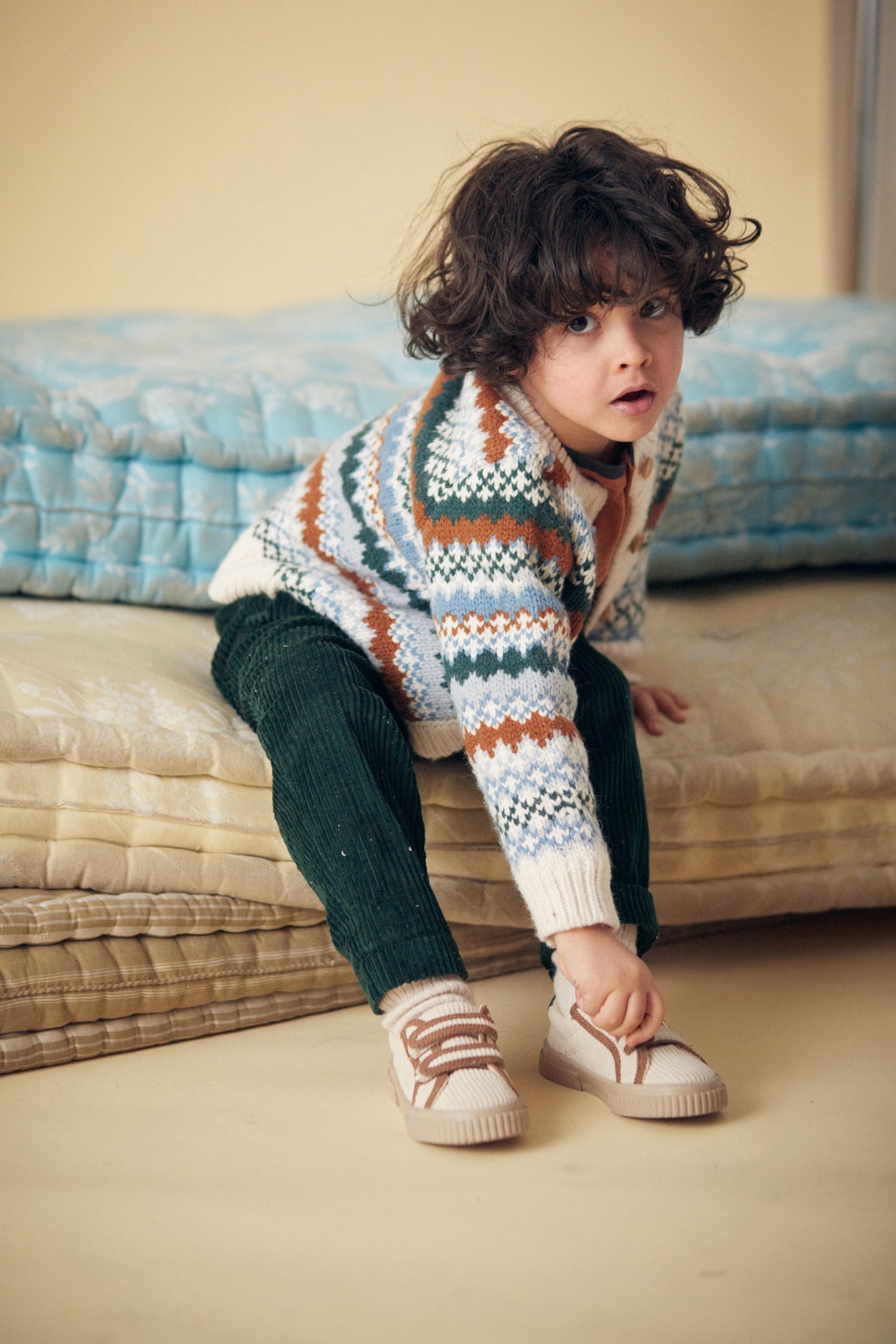 CARDIGAN ARIB CREAM 5