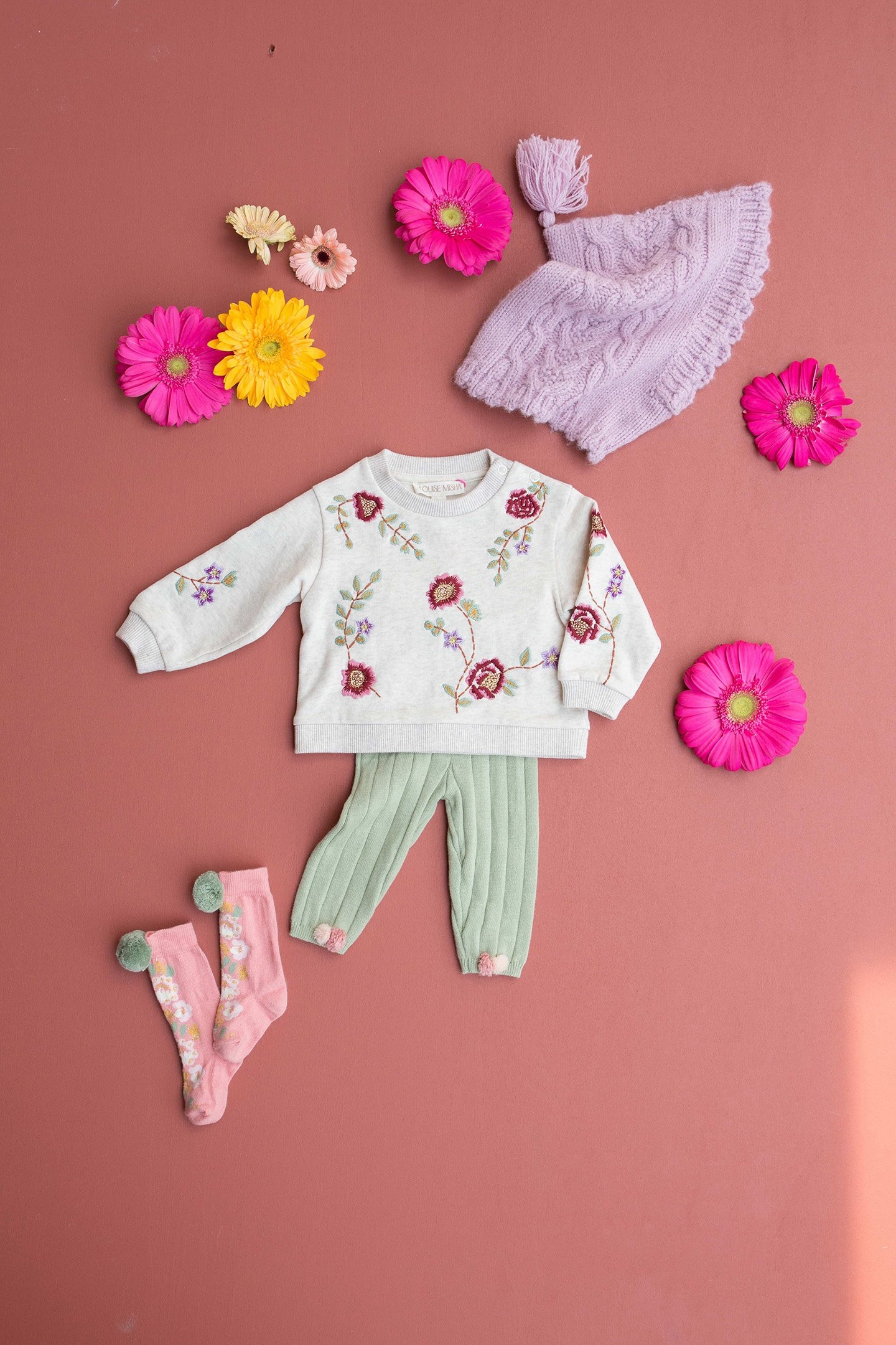 SWEATSHIRT ROSALIA FLOWER EMBROIDERY 6