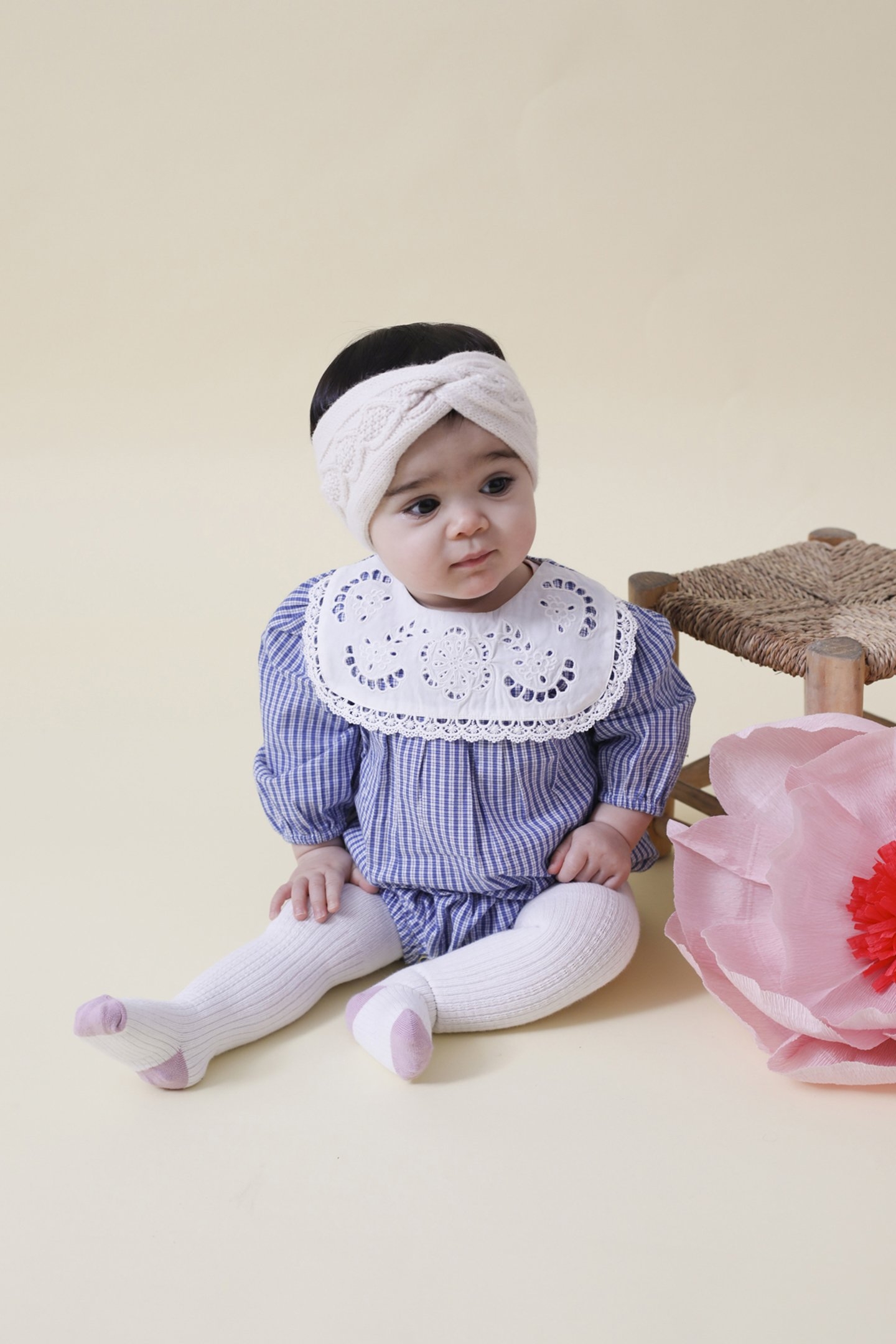 ROMPERS ILARIA BLUE SONNET VICHY 3