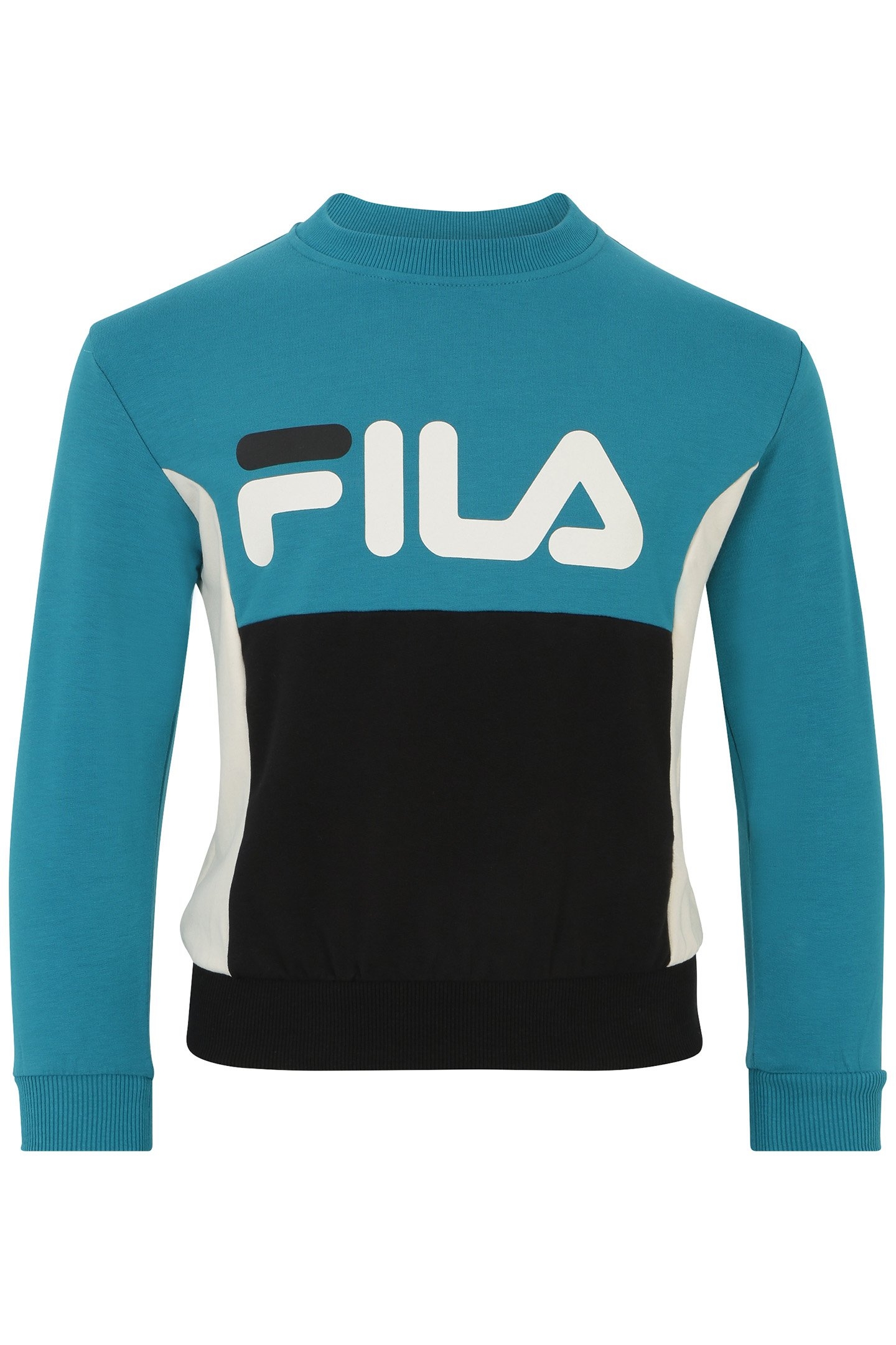 UNISEX LAMBERTSBERG BLOCKED CREW SWEAT EXOTIC PLUME-BLACK-AN 1