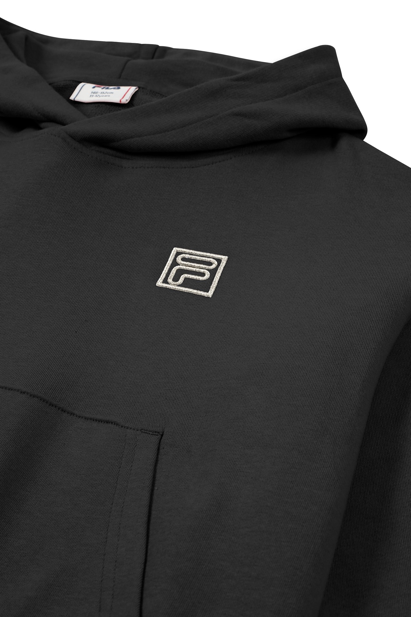 GIRLS VALLIA LOOSE HOODIE BLACK 3