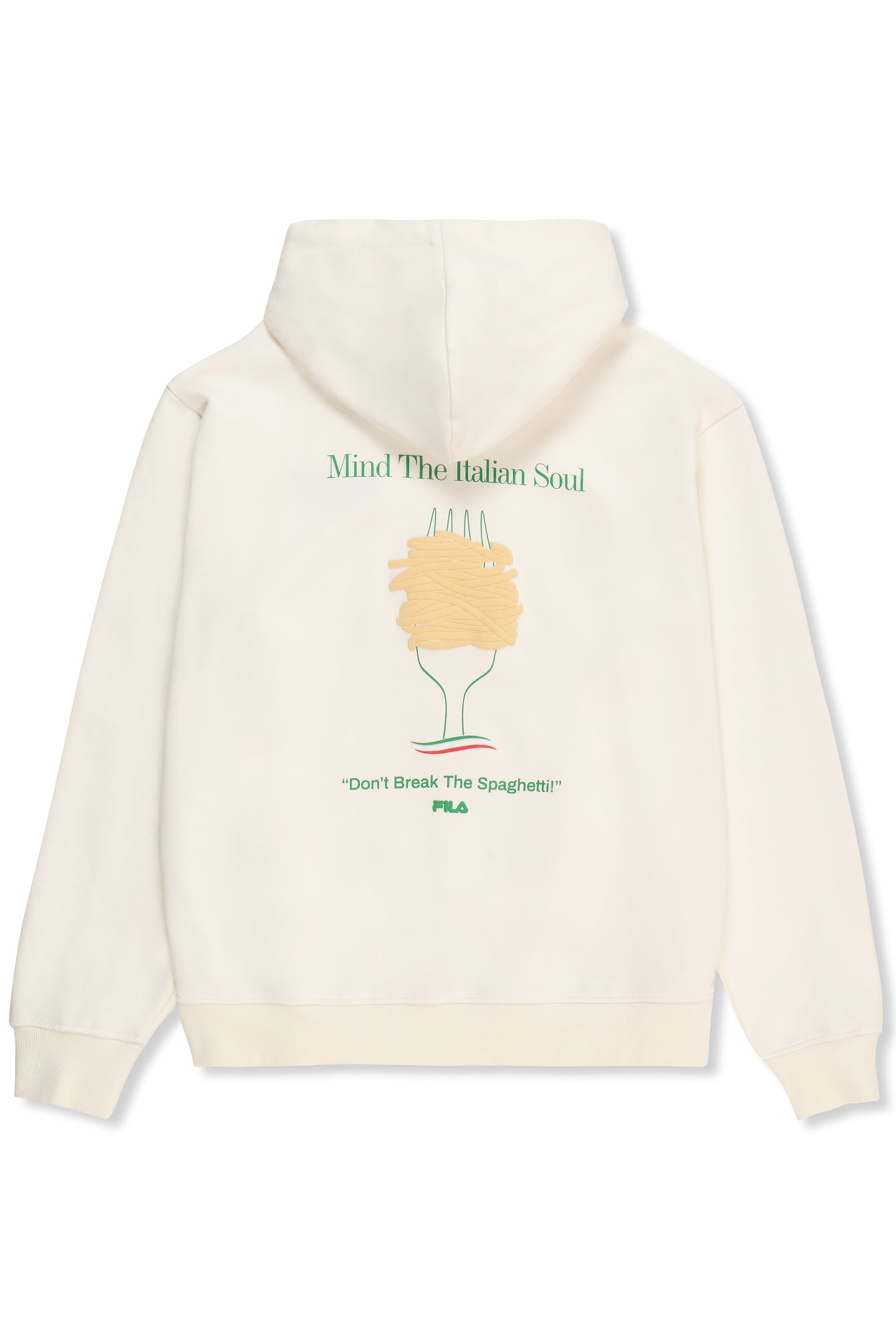 NAVIGLI PASTA RELAXED GRAPHIC HOODIE EGRET 5