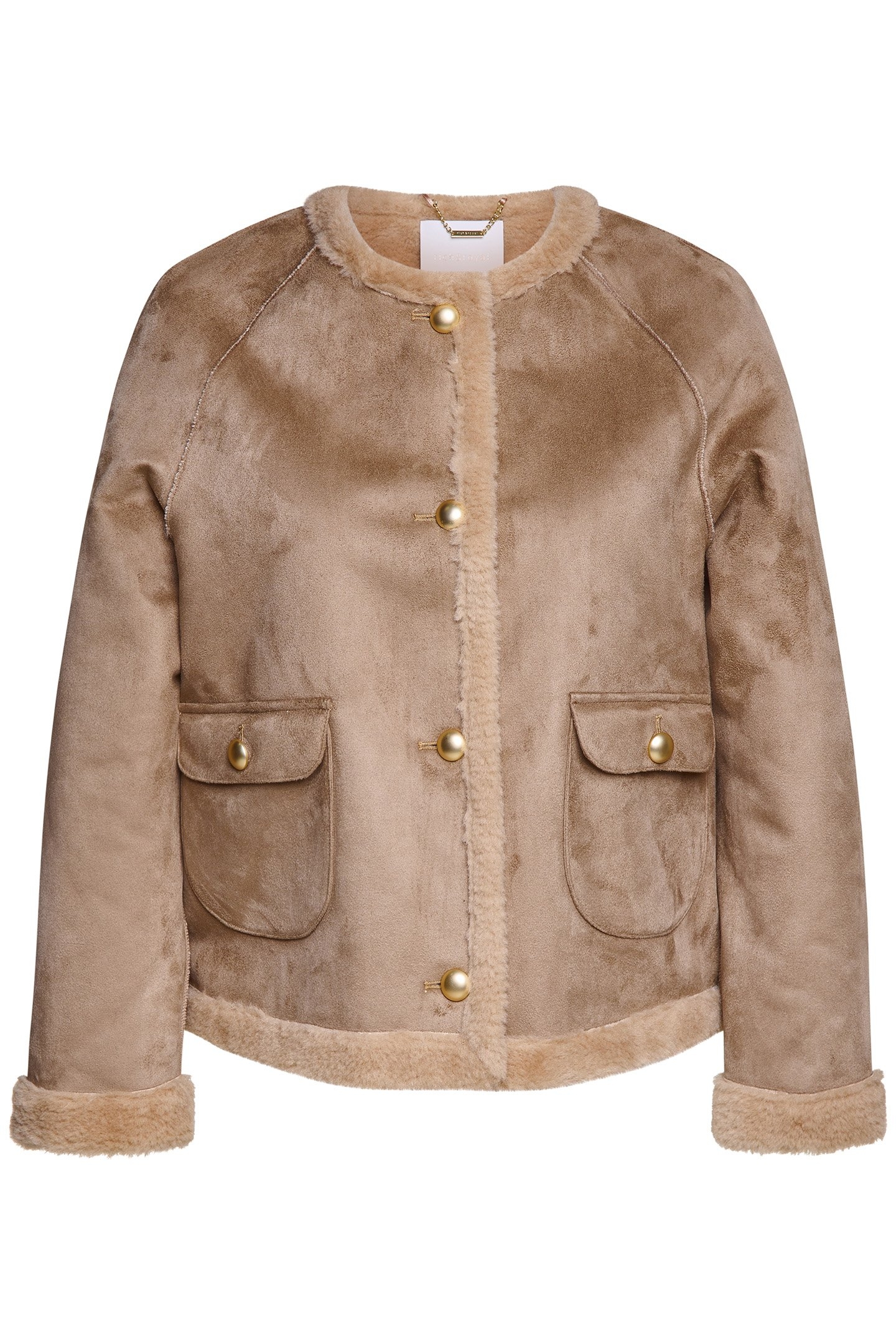 SUED TEDDY JACKET CAFFEE LATTE 4