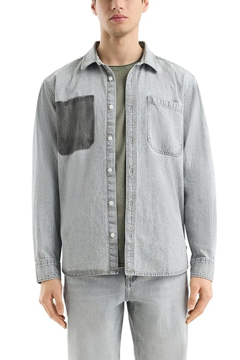 S.OLIVER-QS SHIRT GREY DENIM 1