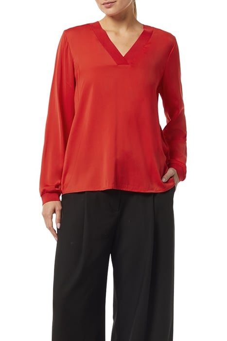 COMMA BLOUSES RED 1