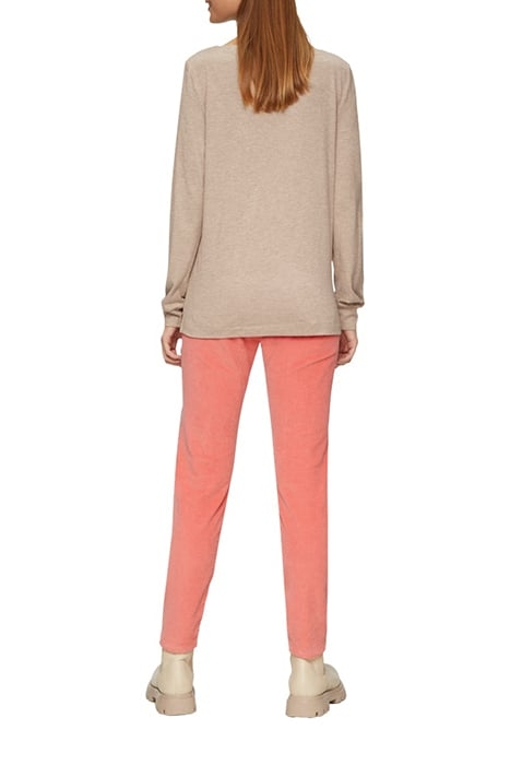 S.OLIVER T-SHIRTS BROWN BEIGE 2