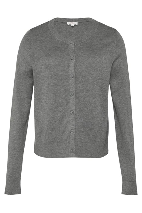 S.OLIVER CARDIGAN GREY/BLACK 3