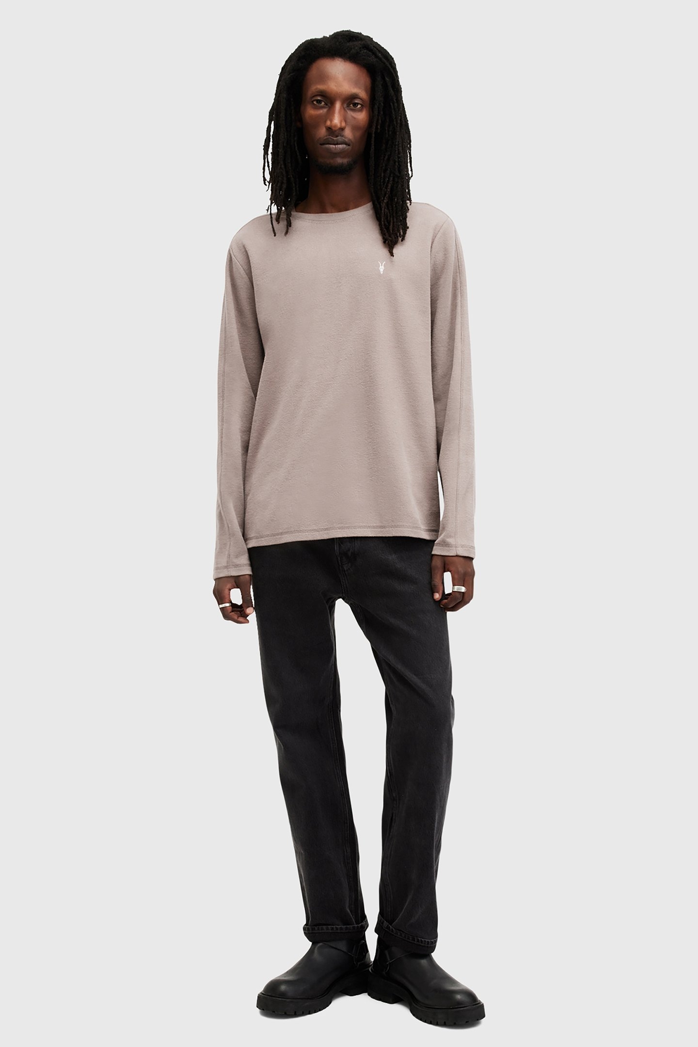 ROWE LS CONTRAST CRE TUSCAN BROWN 3