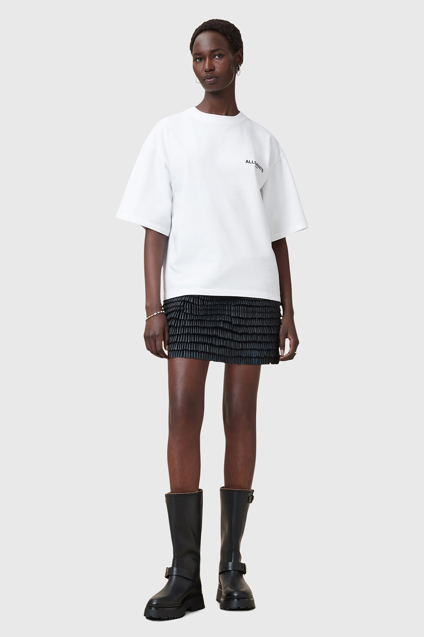 HEAPS AMELIE TEE OPTIC WHITE 5