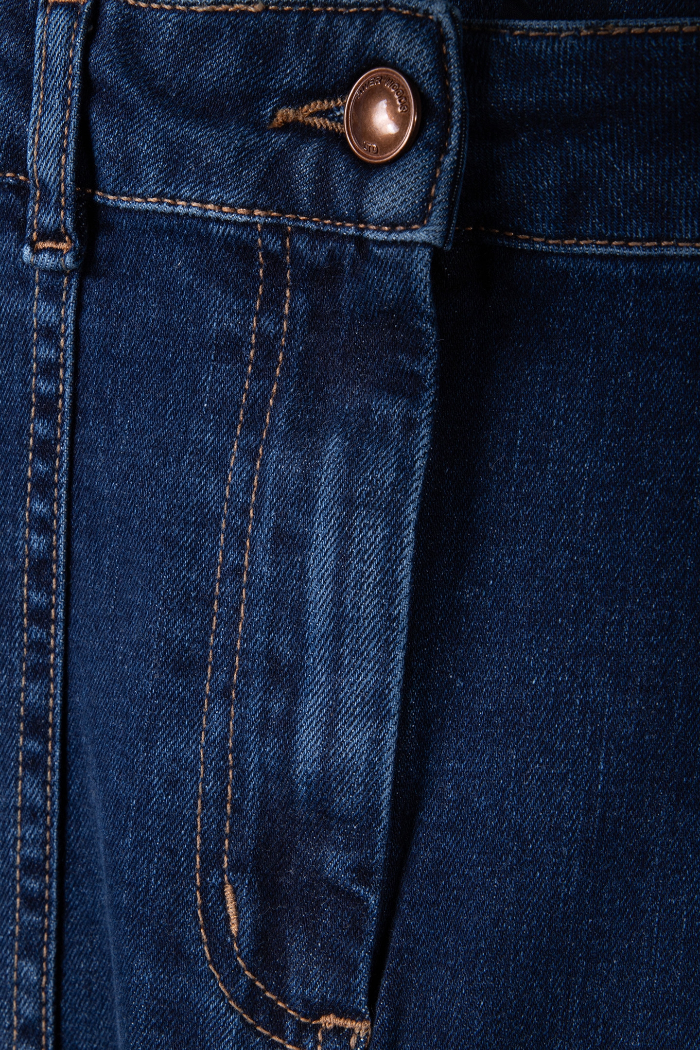 JEANS SKIRT FRONT SLIT DENIM 5