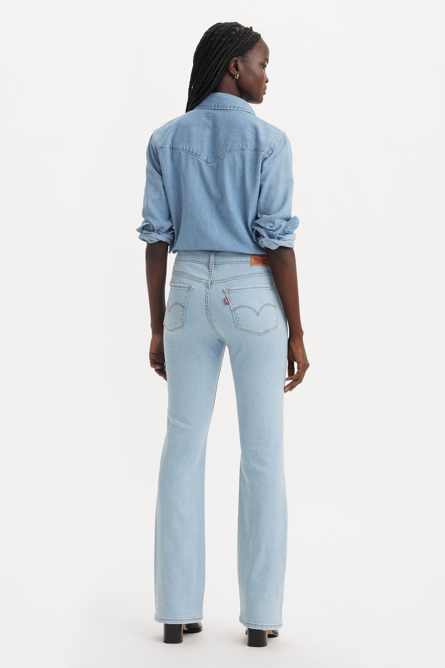 315 SHAPING BOOTCUT JEANS MED INDIGO 5