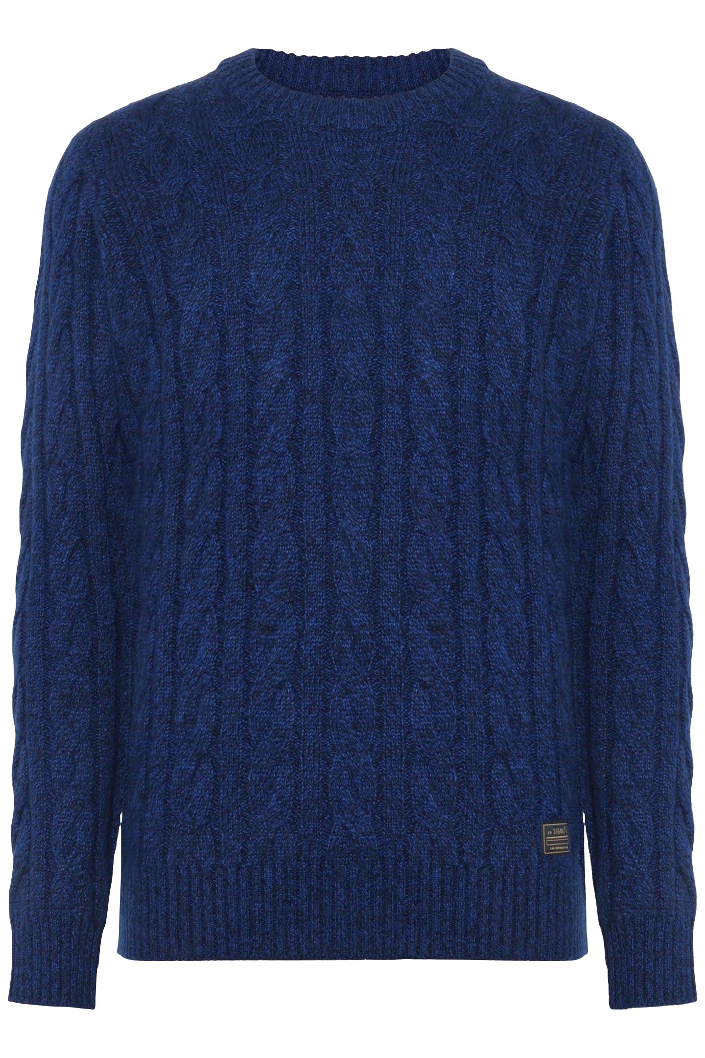 AMINSI CABLE KNIT MID BLUE MELANGE 4