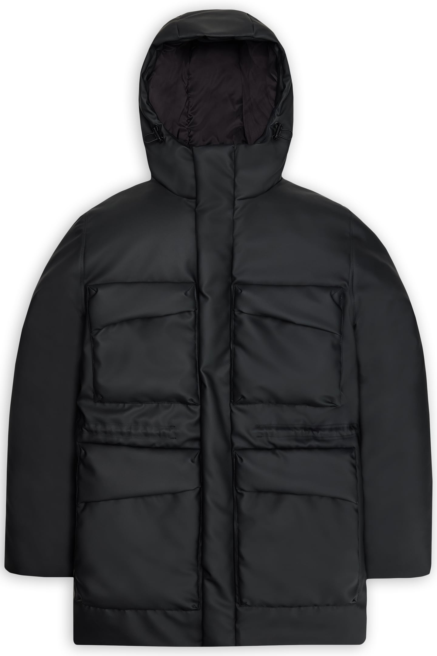 UNISEX ASKIM LONG INSULATED CARGO JACKET W3T4 BLACK 2