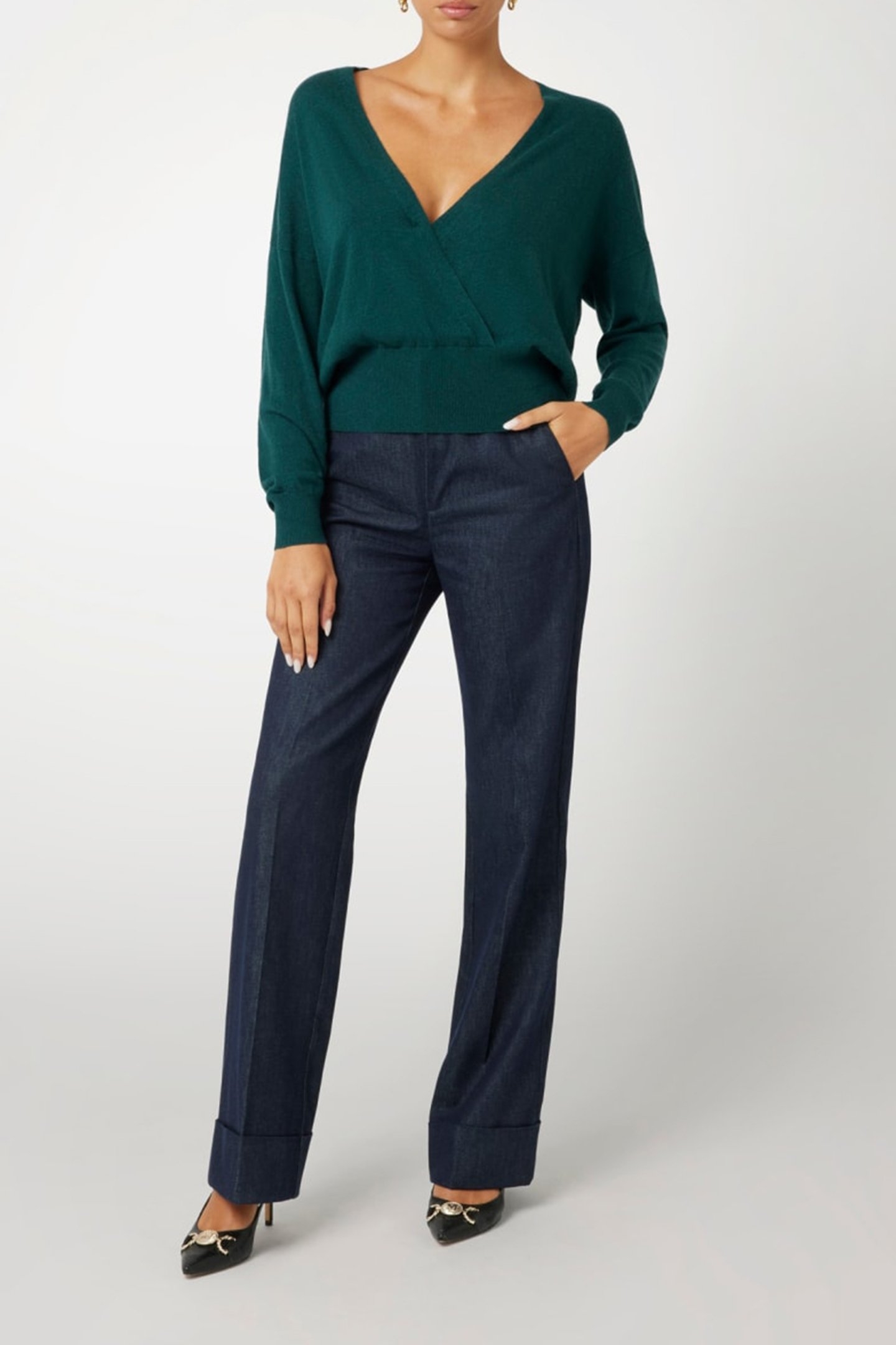 LAVANDA LS CROSSED T FERN MOSS GREEN 3