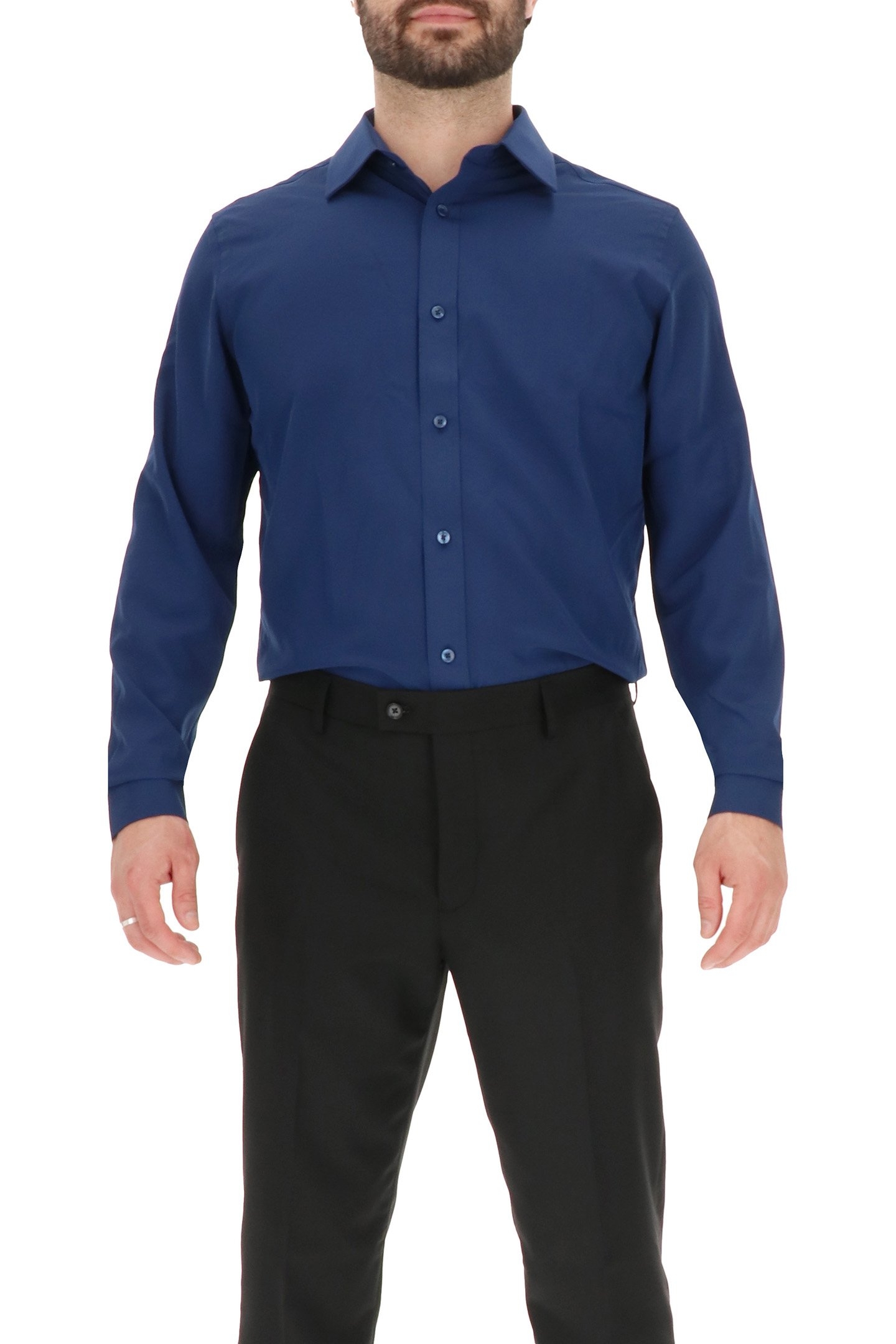 4 WAY STRETCHDRESS SHIRT NAVY 1