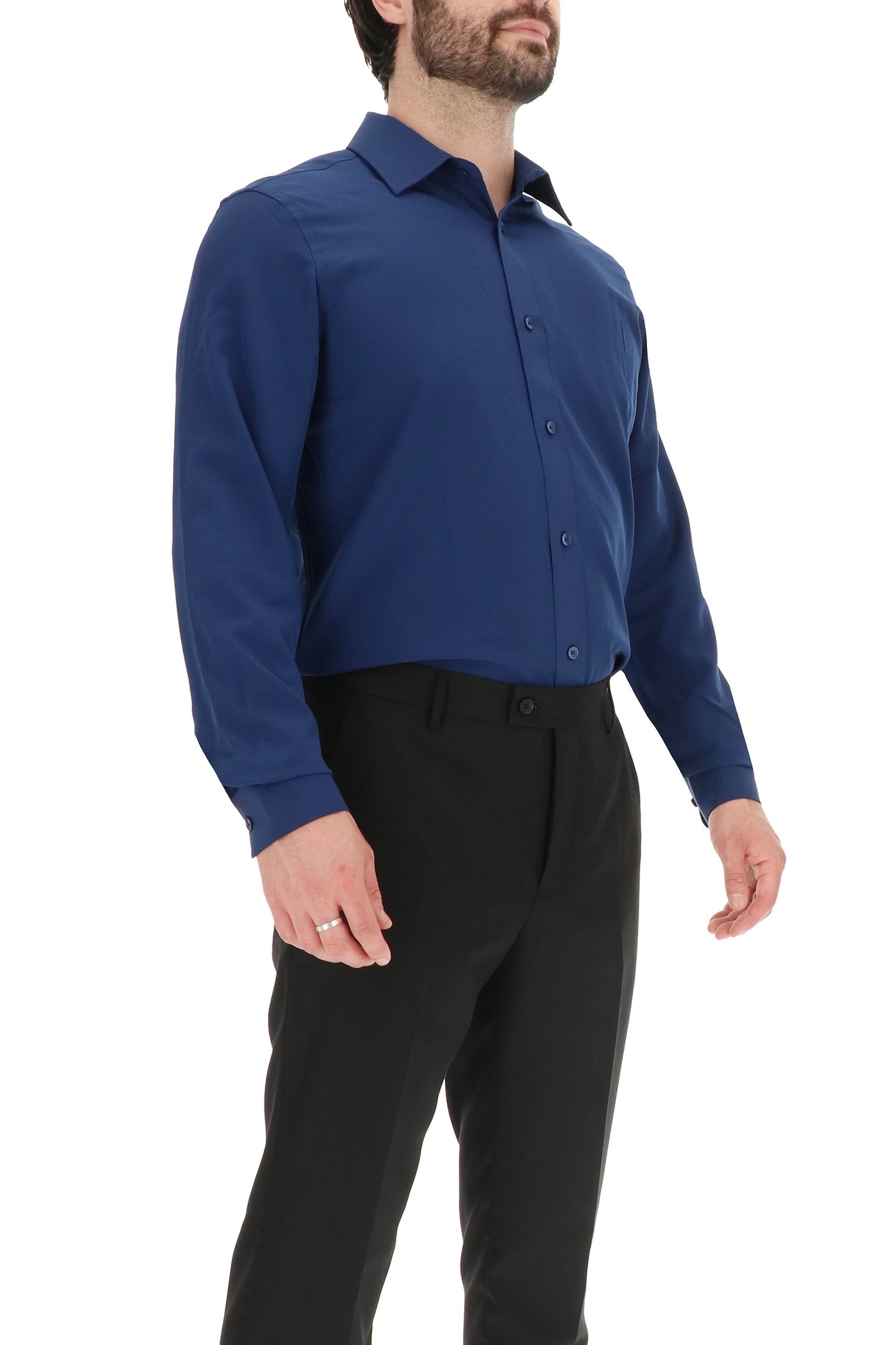 4 WAY STRETCHDRESS SHIRT NAVY 3