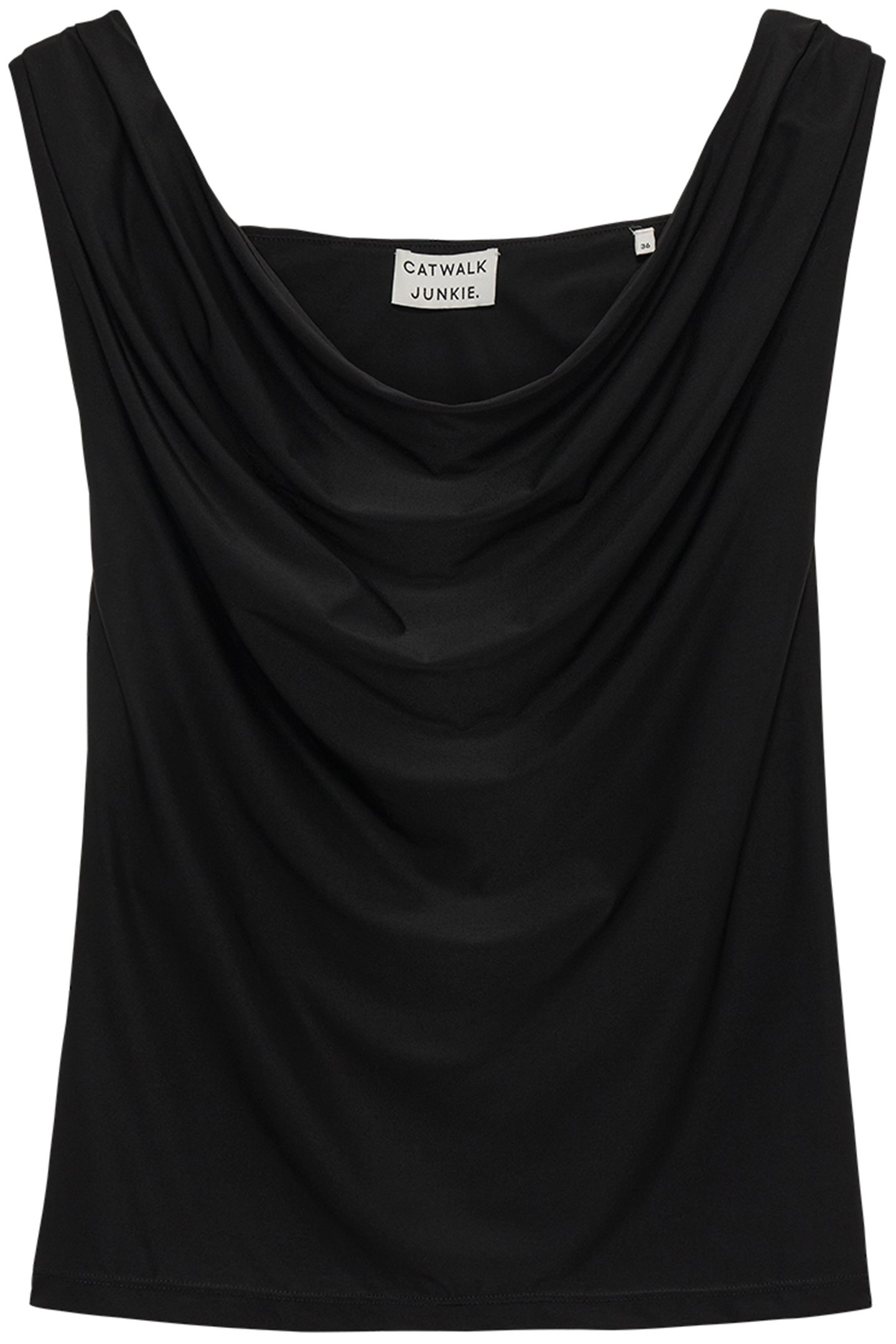 DROPPED SHOULDER SINGLET BLACK 4
