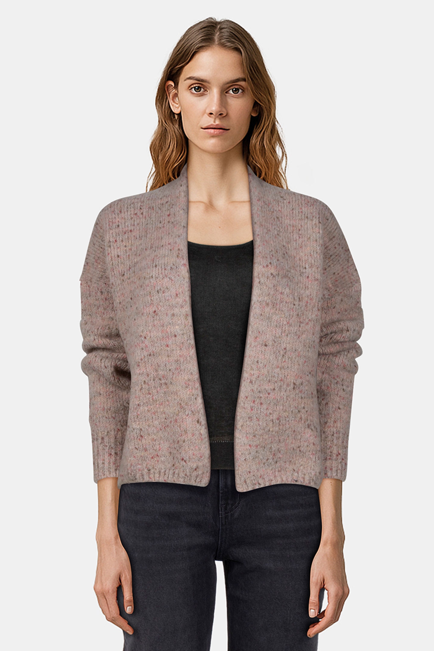POMME CARDIGAN ROSE 1