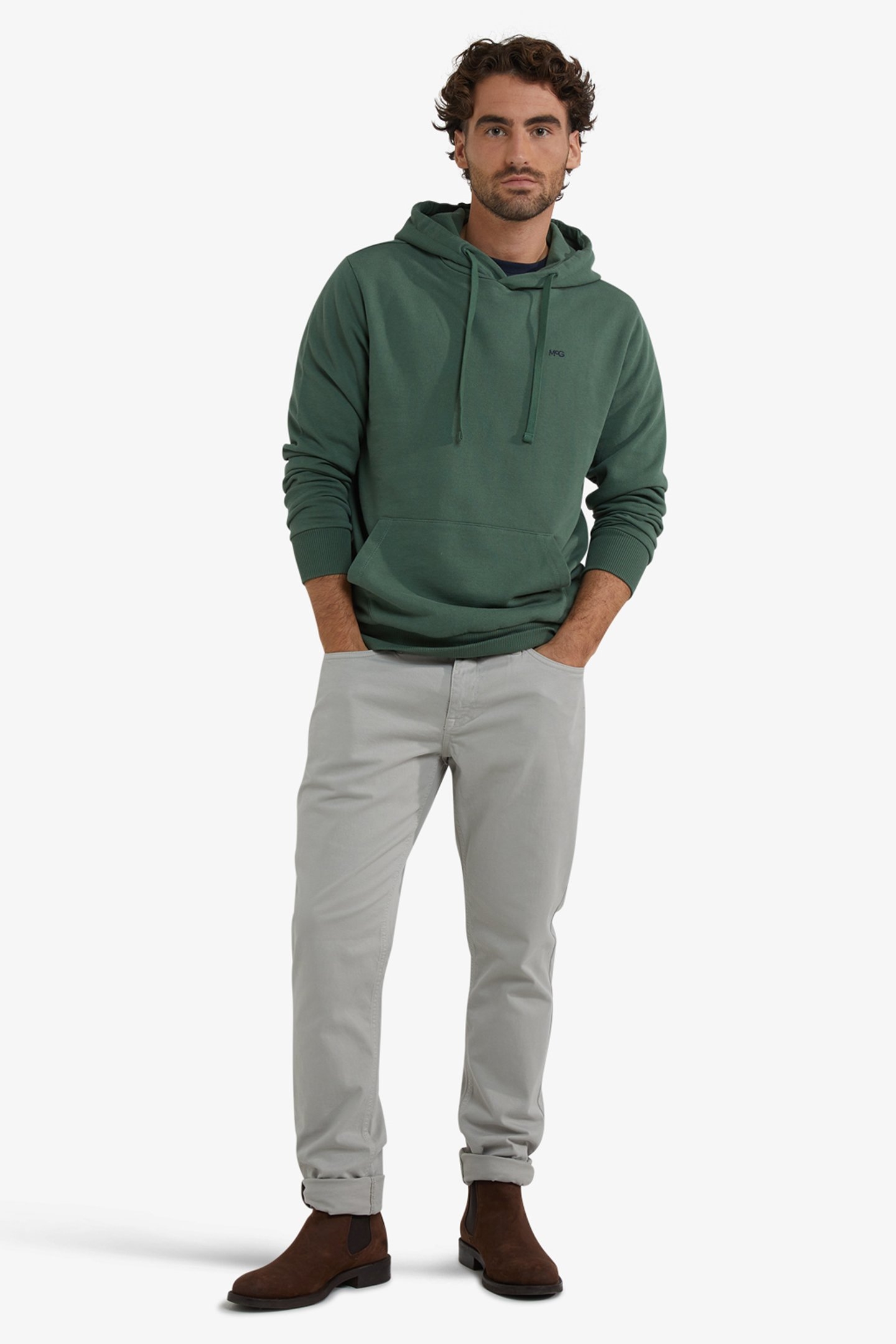 LOGO HOODY WINTER SAGE 2