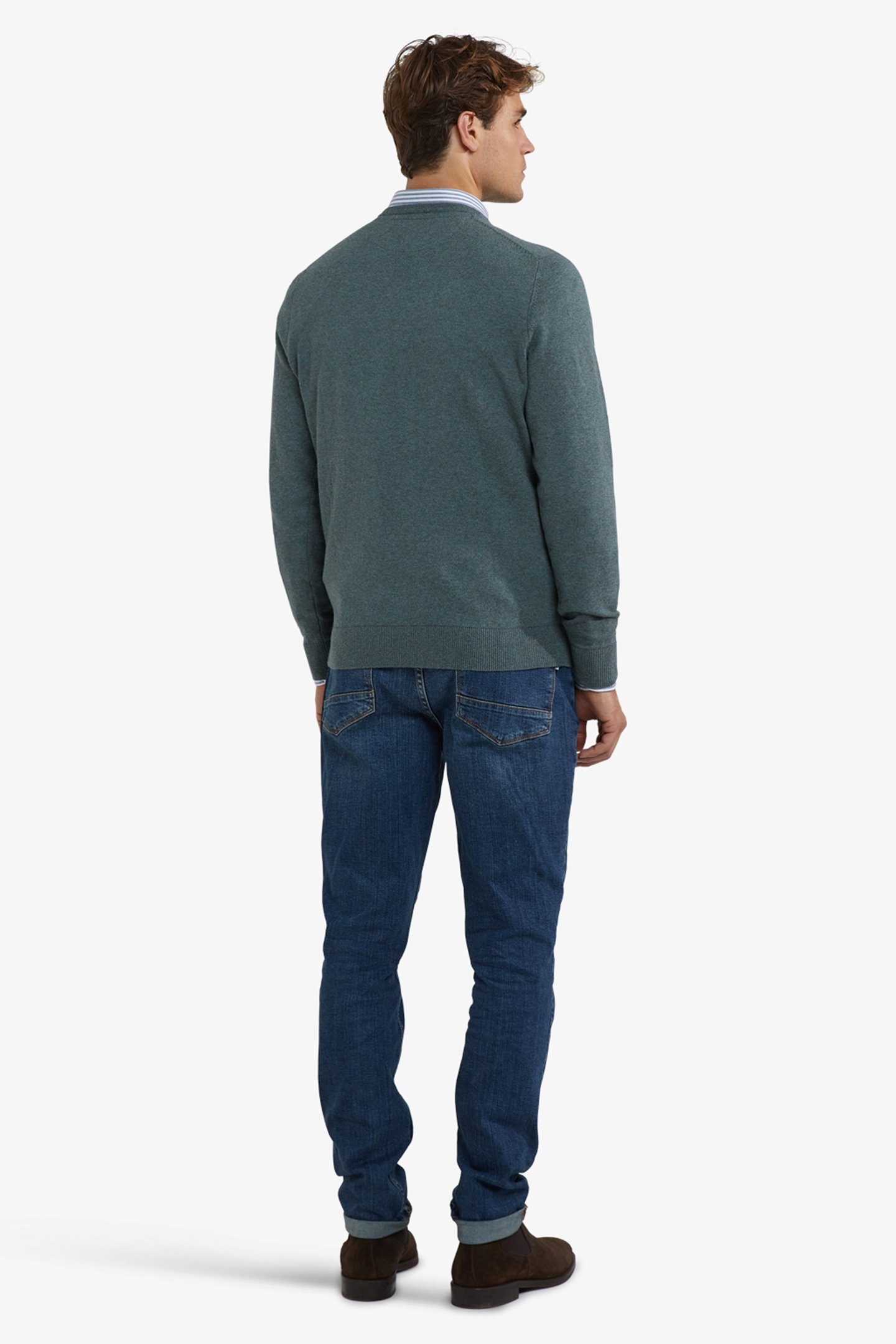 V-NECK SWEATER WINTER SAGE 3