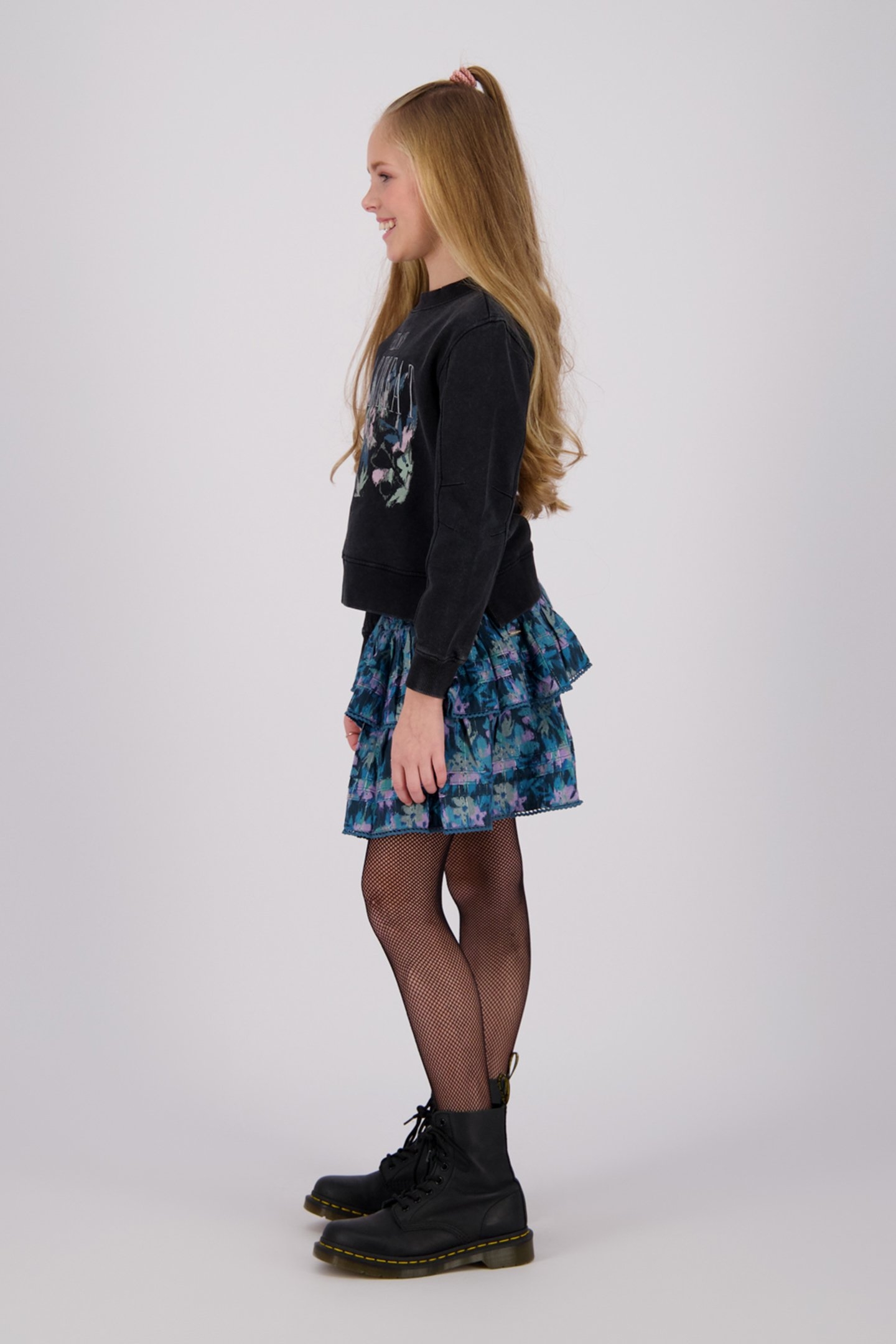 GIRLS NALITA SWEATER WASHED BLACK 5