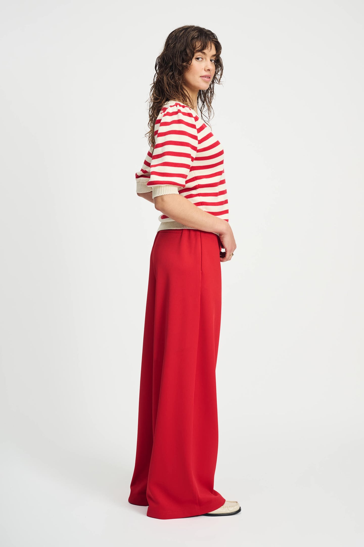 PULLOVER - STRIPED SCARLET RED 4