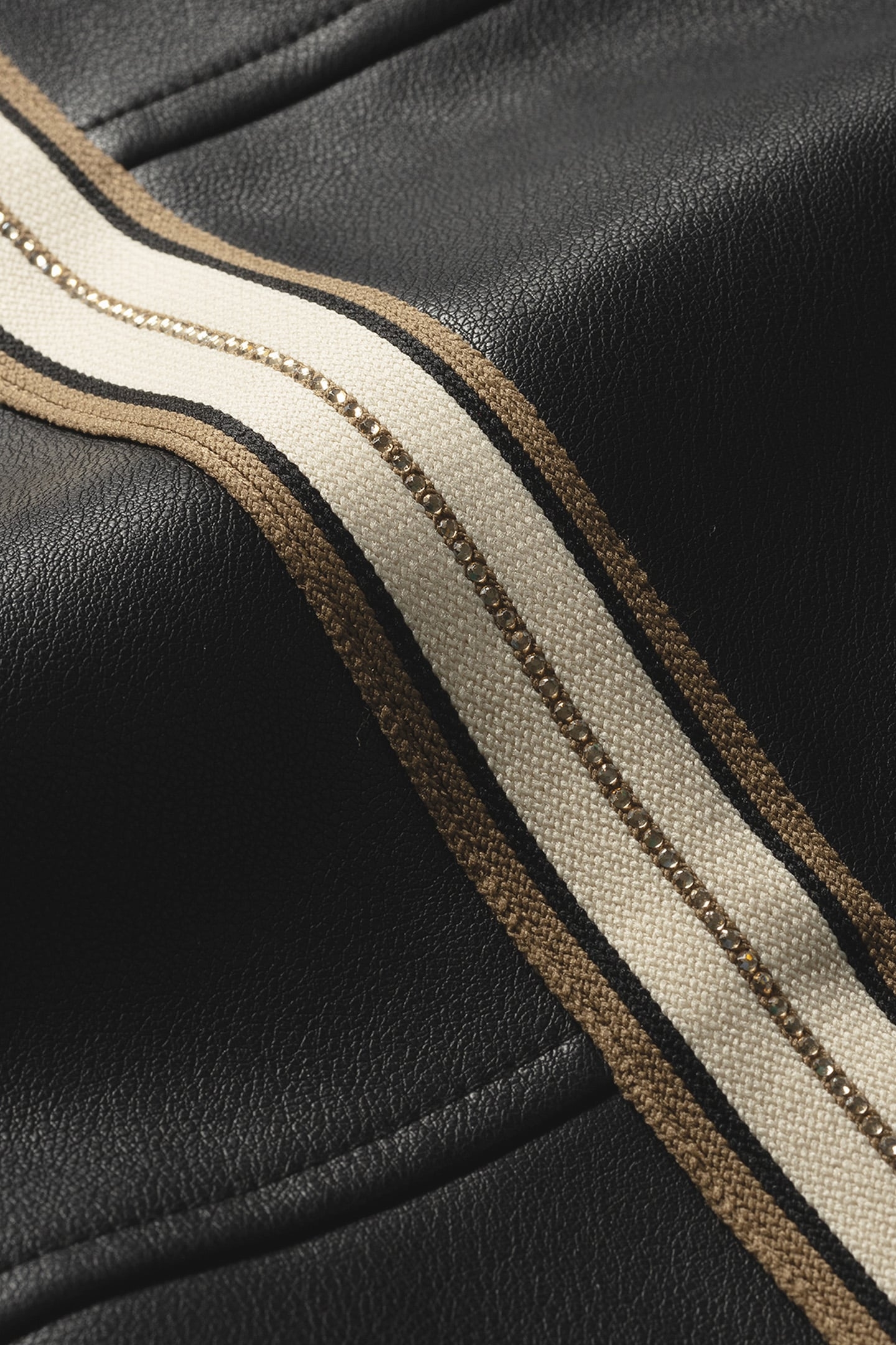 HYDRA PU PANTS BLACK/CARAMEL 3