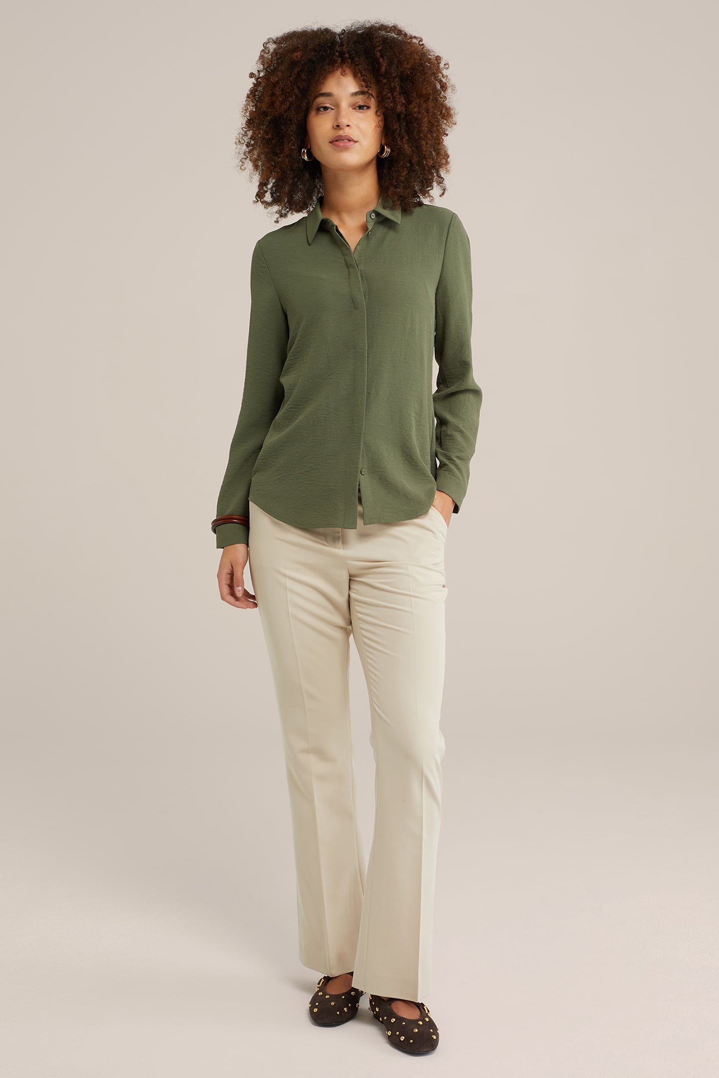 BLOUSE OLIVE GREEN 3