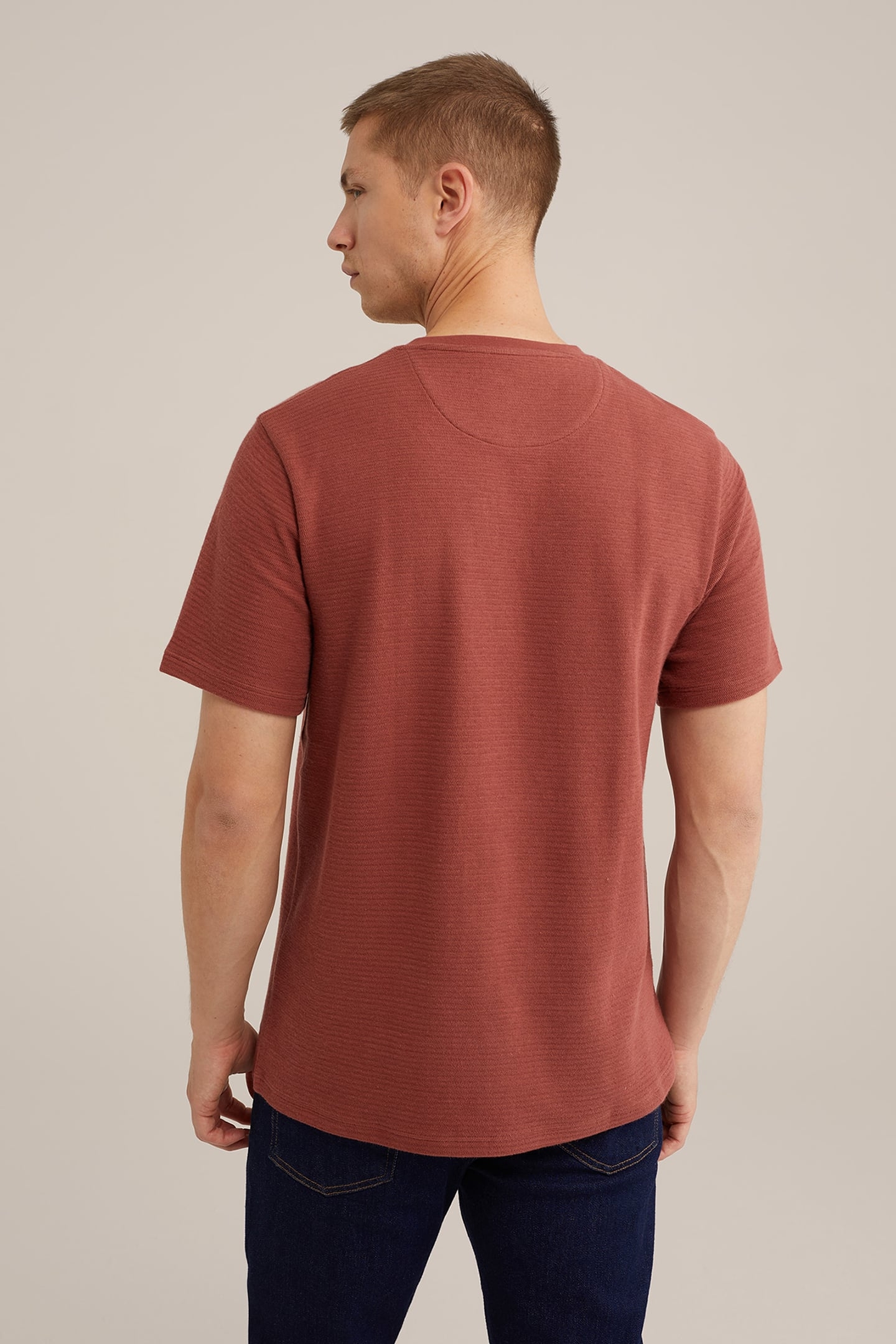T-SHIRT RUST BROWN 2