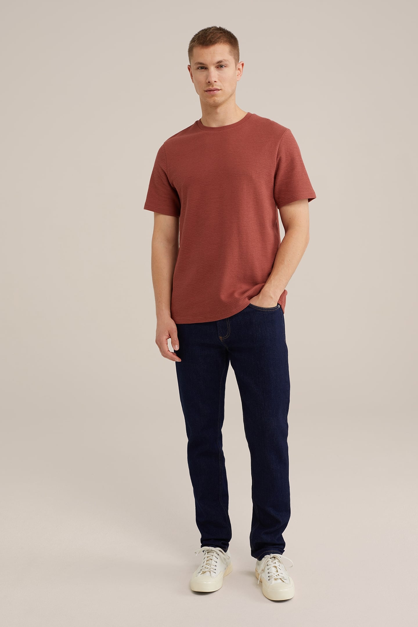 T-SHIRT RUST BROWN 3