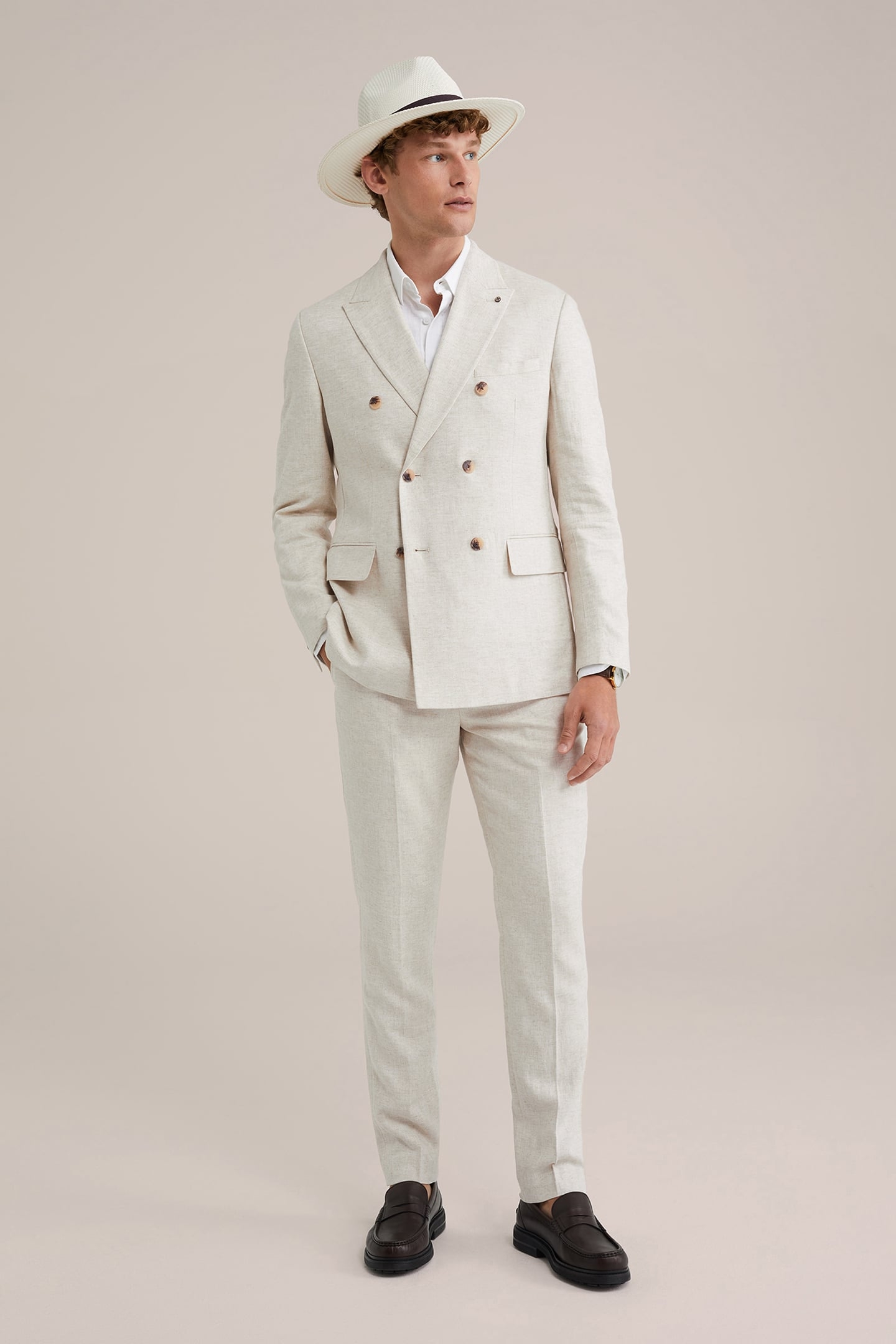 BLAZER DOUBLE BREASTED BEIGE 5